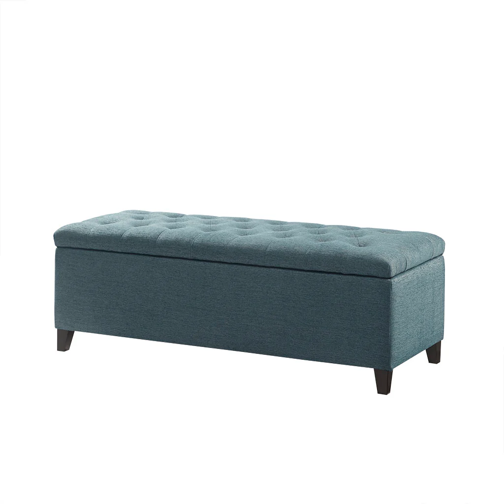 Shandra Tufted Top Upholstered Storage Bench - Image 25