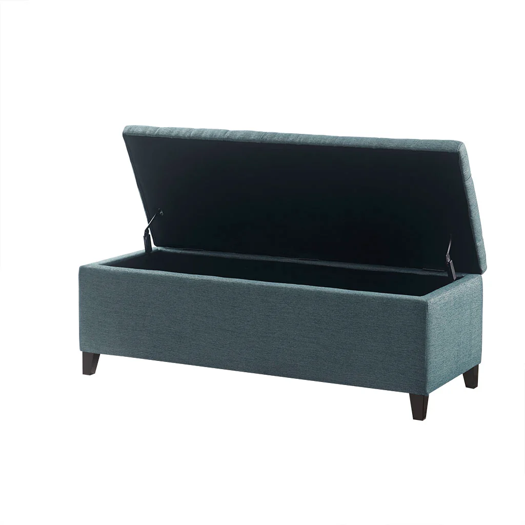 Shandra Tufted Top Upholstered Storage Bench - Image 34