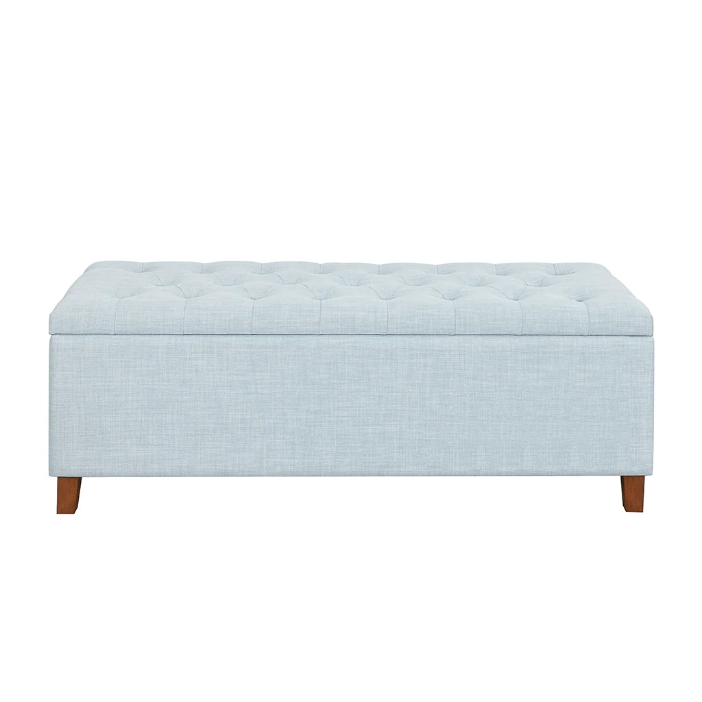 Shandra Tufted Top Upholstered Storage Bench - Image 36