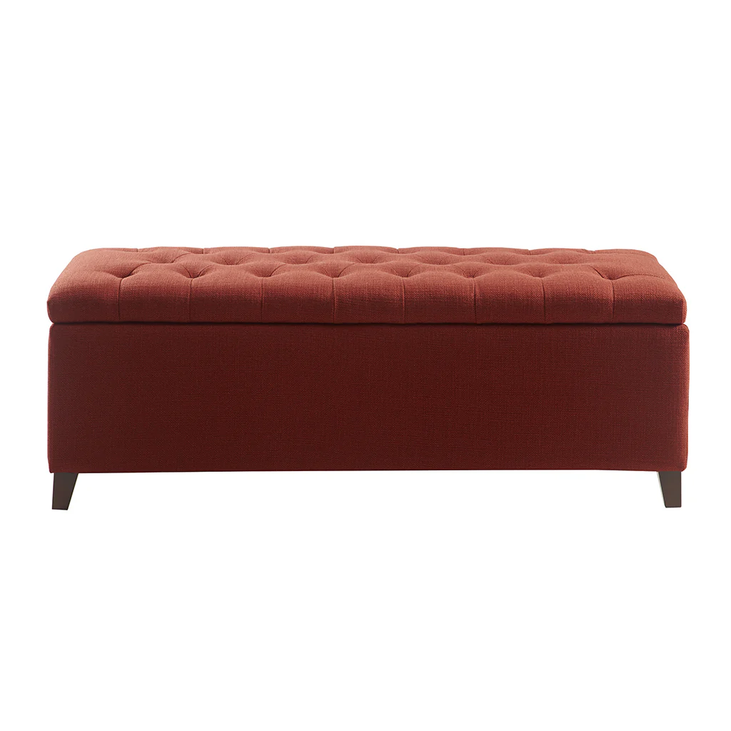 Shandra Tufted Top Upholstered Storage Bench - Image 40