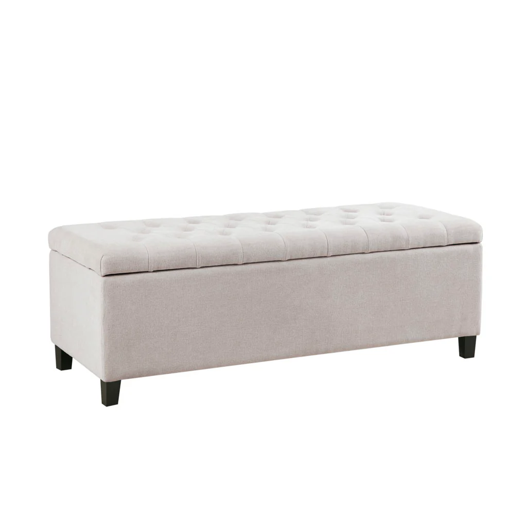 Shandra Tufted Top Upholstered Storage Bench - Image 42
