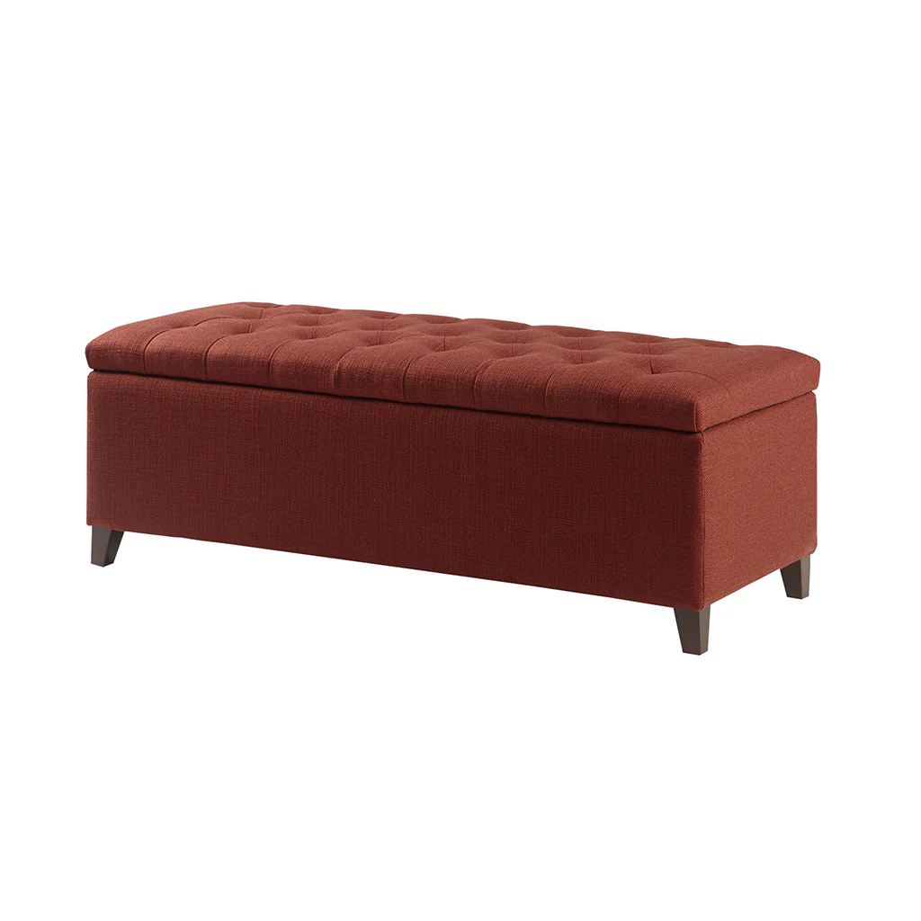 Shandra Tufted Top Upholstered Storage Bench - Image 46