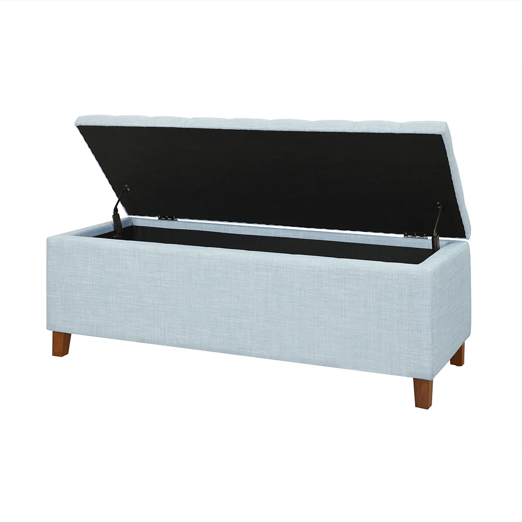 Shandra Tufted Top Upholstered Storage Bench - Image 50