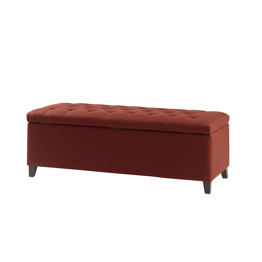 Shandra Tufted Top Upholstered Storage Bench - Image 59