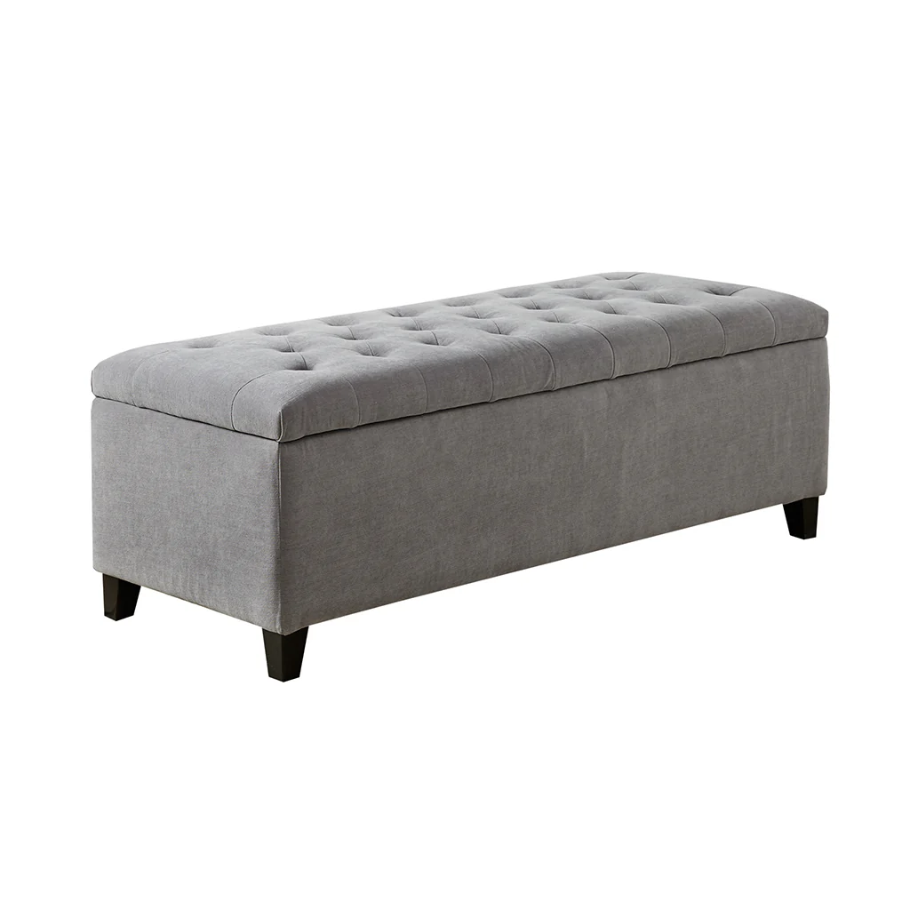Shandra Tufted Top Upholstered Storage Bench - Image 9