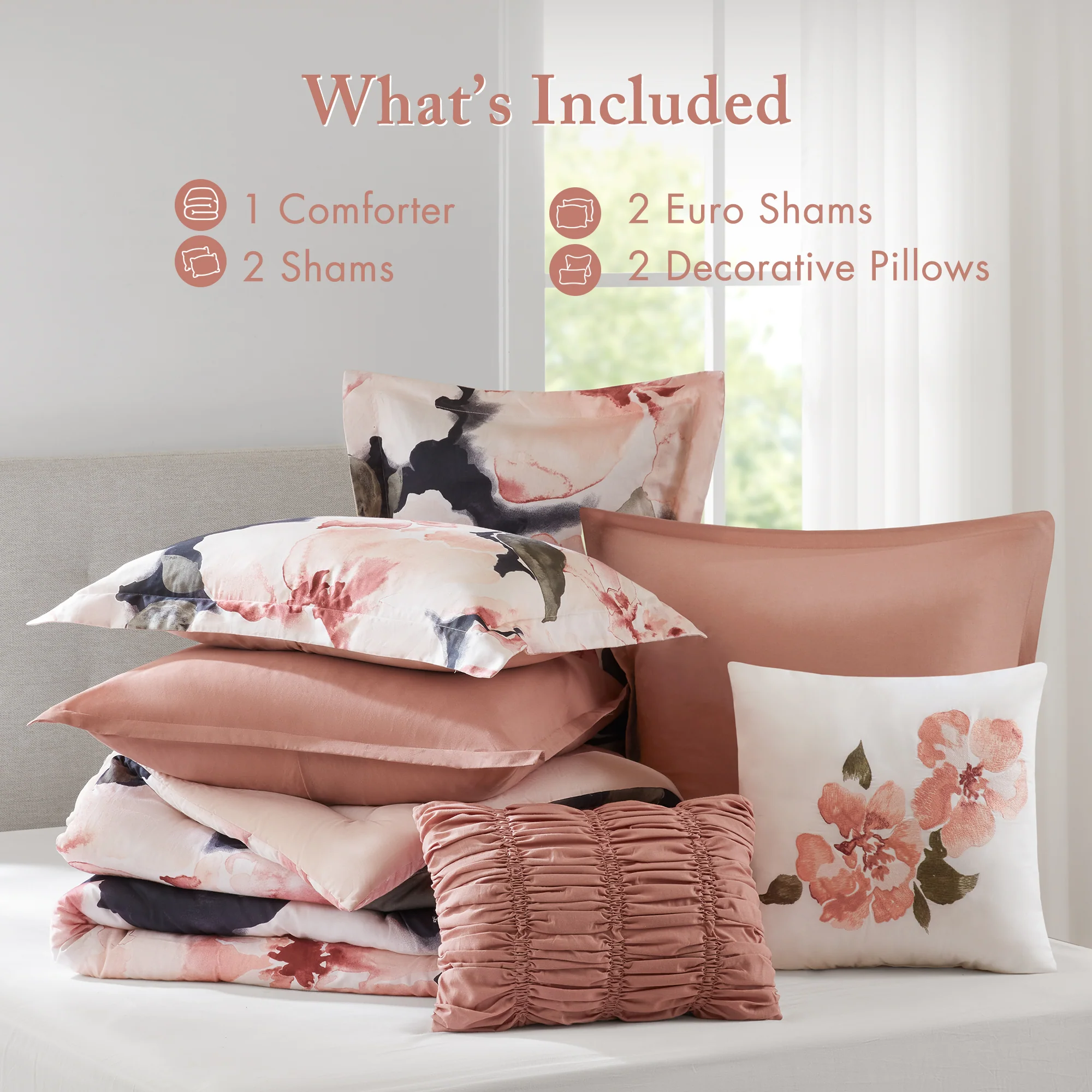 Shanti 7-Piece Comforter Set - Image 15