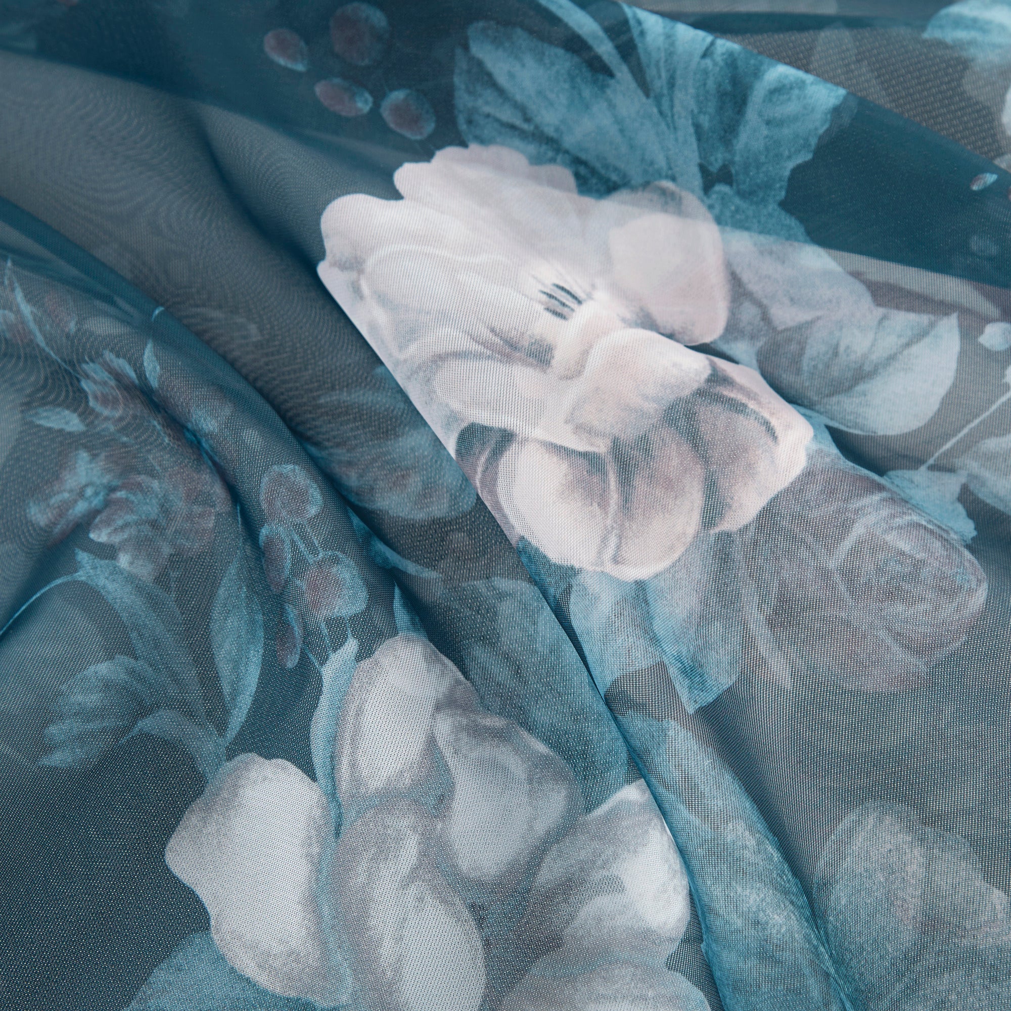 Simone Printed Floral Voile Sheer Scarf - Image 21