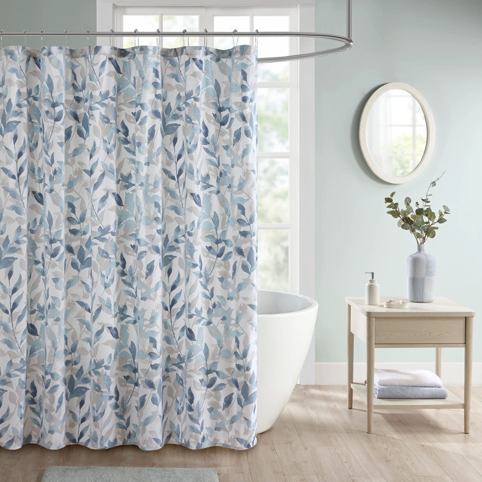 Sofia Botanical Printed Shower Curtain - Image 11
