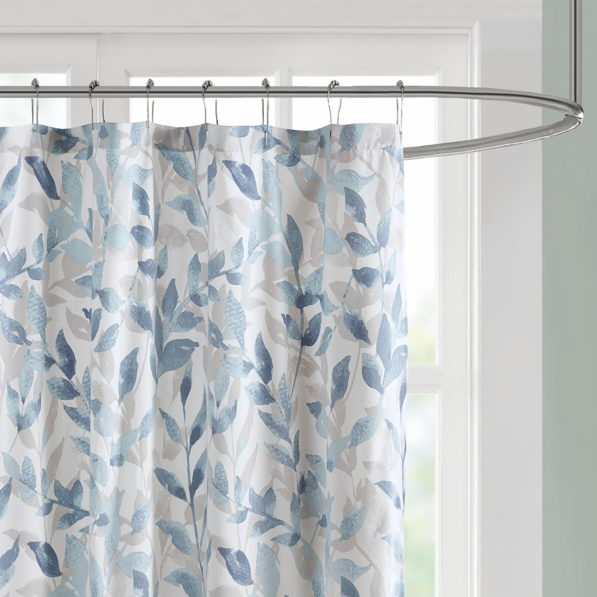 Sofia Botanical Printed Shower Curtain - Image 6
