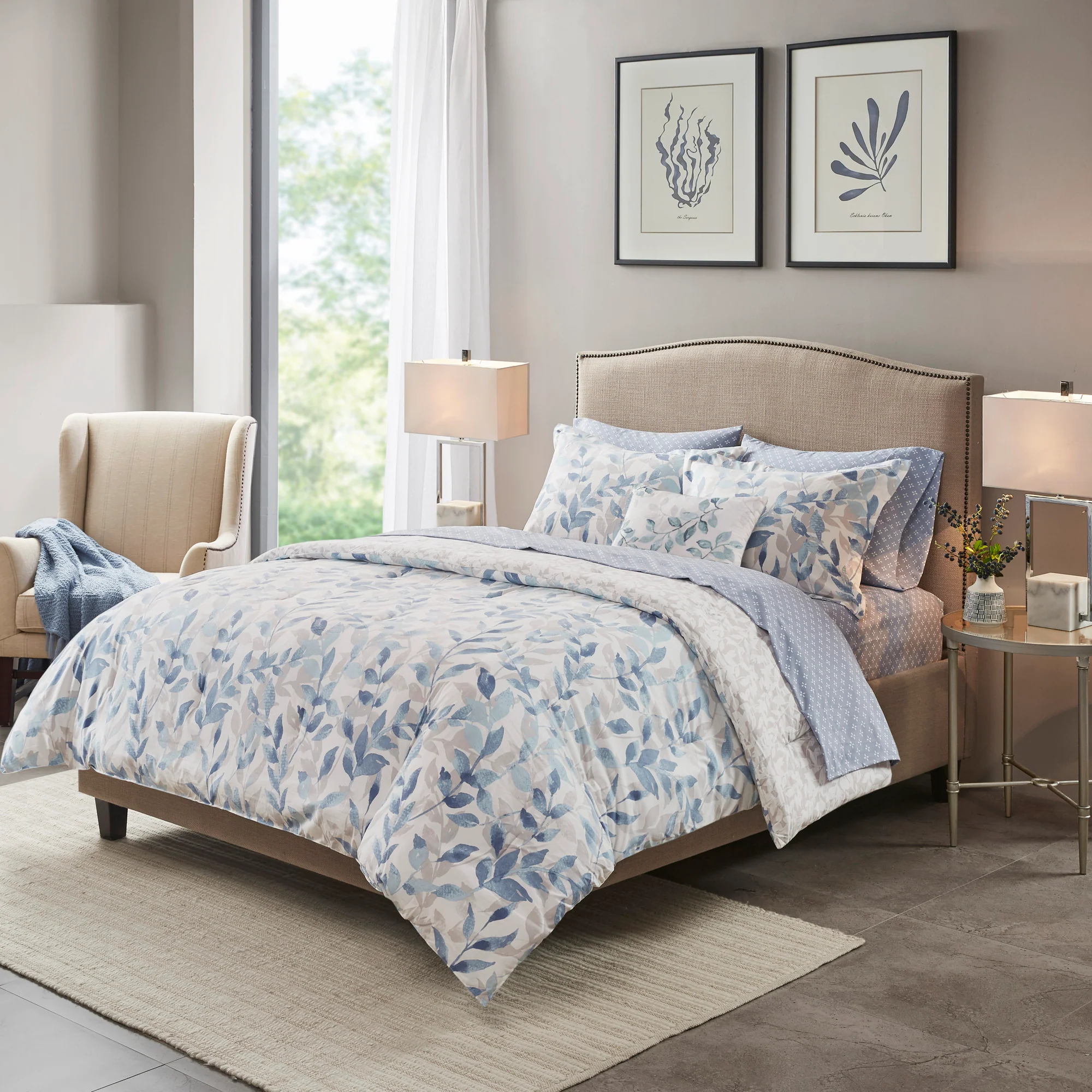 Sofia Reversible 8-Piece Comforter Set with Bed Sheets - Image 11