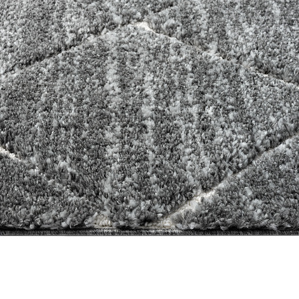 Sophie Talas Trellis Area Rug in Grey and Cream - Image 10
