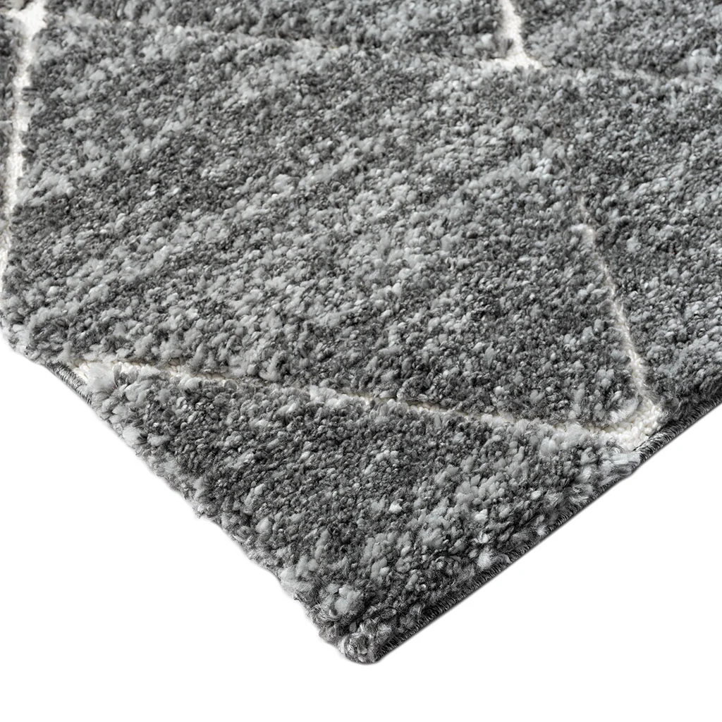 Sophie Talas Trellis Area Rug in Grey and Cream - Image 9