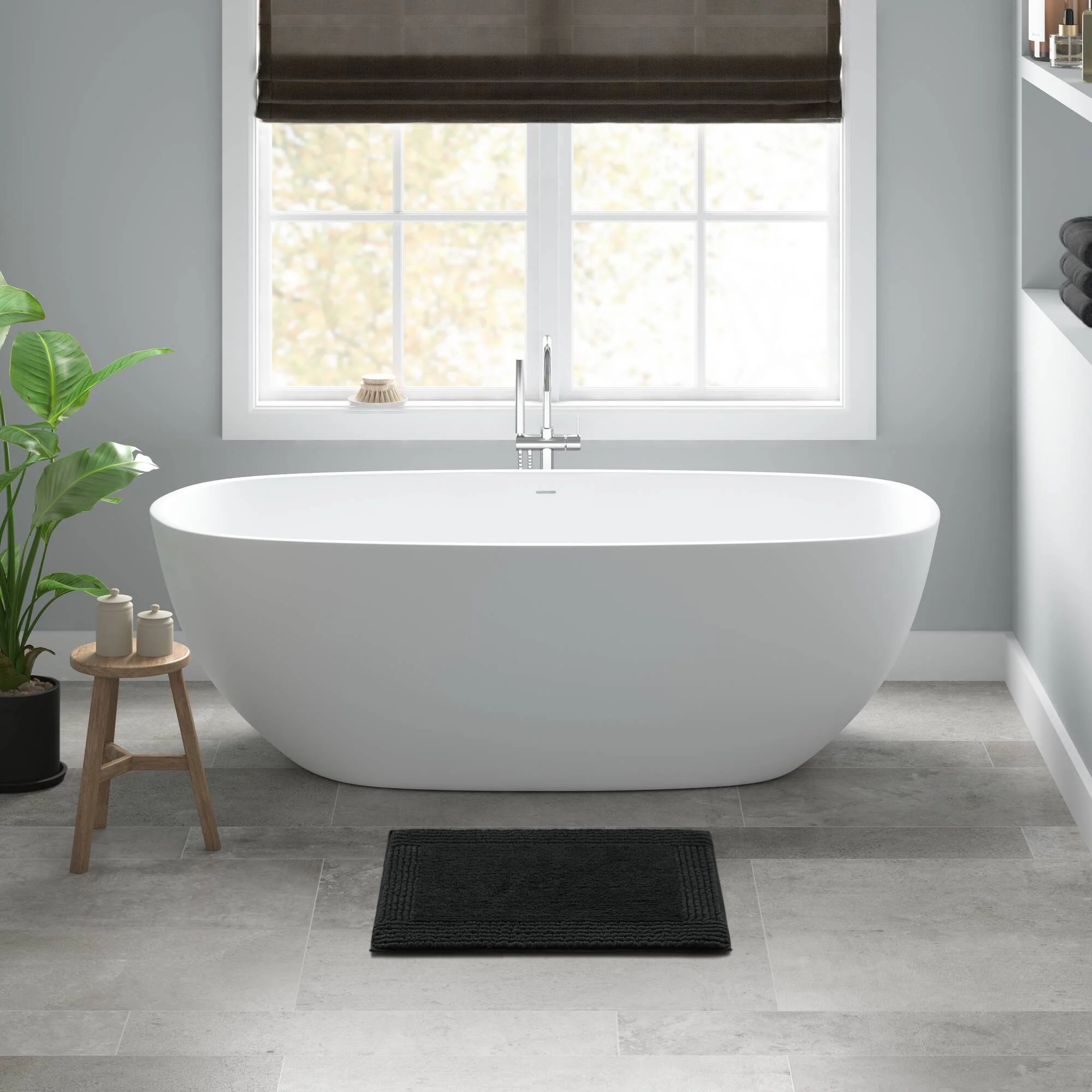Splendor 100% Cotton Tufted 3000 GSM Reversible Bath Rug - Image 117