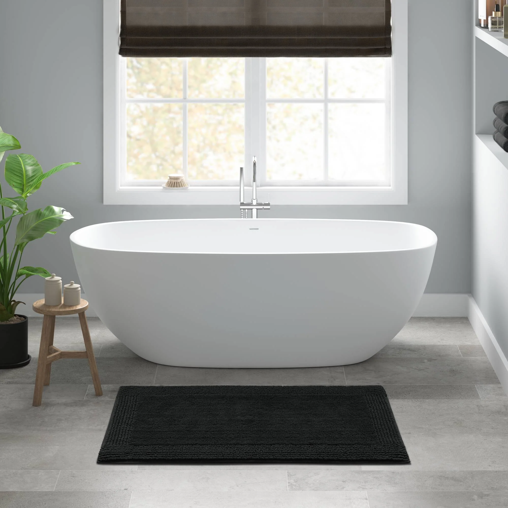 Splendor 100% Cotton Tufted 3000 GSM Reversible Bath Rug - Image 120