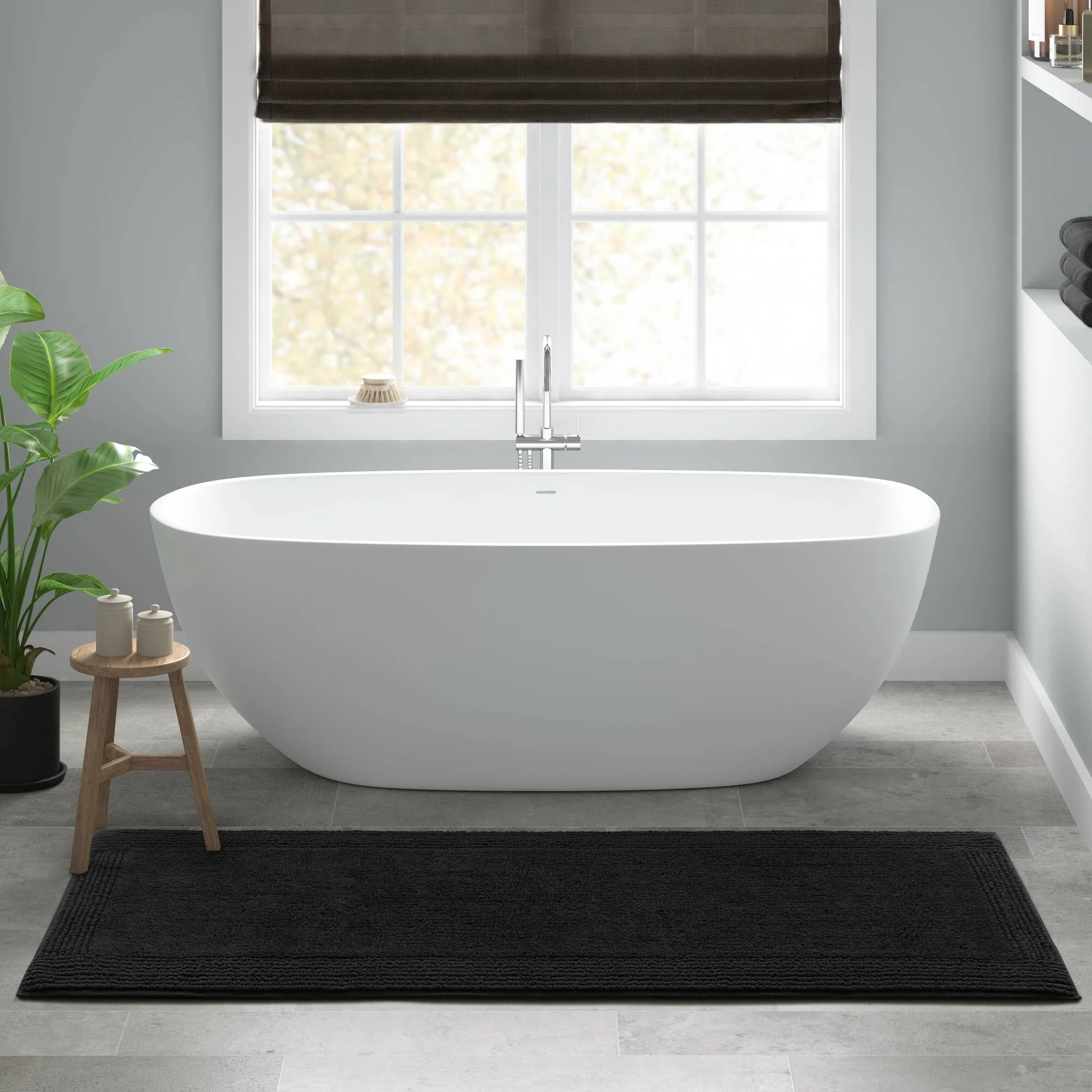 Splendor 100% Cotton Tufted 3000 GSM Reversible Bath Rug - Image 122