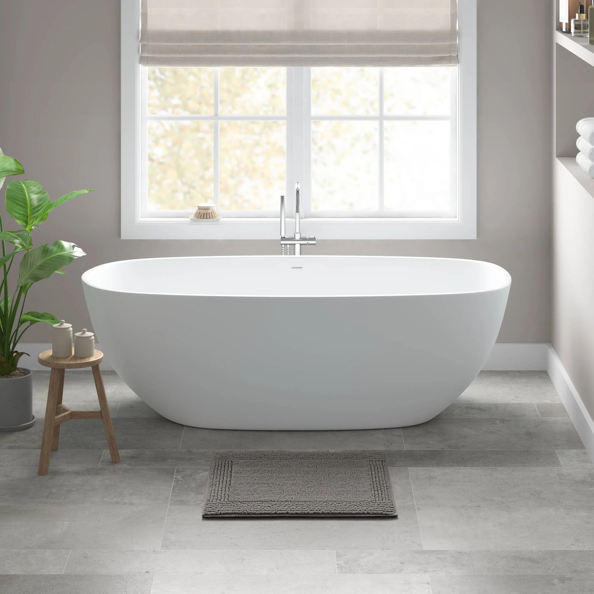 Splendor 100% Cotton Tufted 3000 GSM Reversible Bath Rug - Image 68