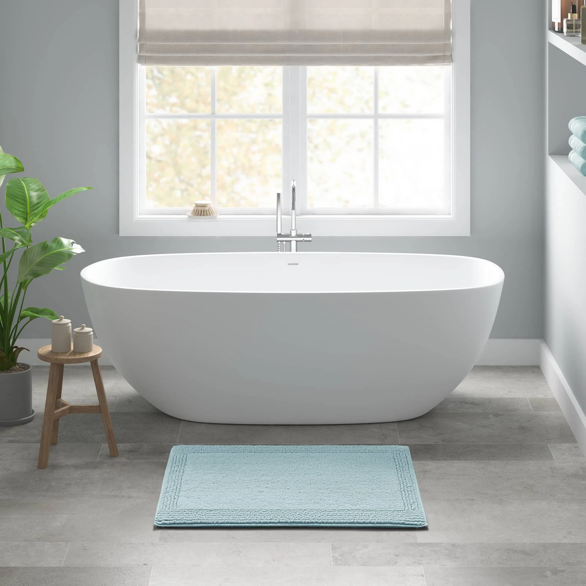 Splendor 100% Cotton Tufted 3000 GSM Reversible Bath Rug - Image 87