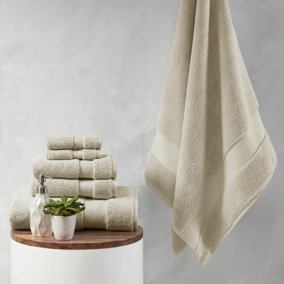 Splendor 1000gsm 100% Cotton 6-Piece Towel Set - Image 3