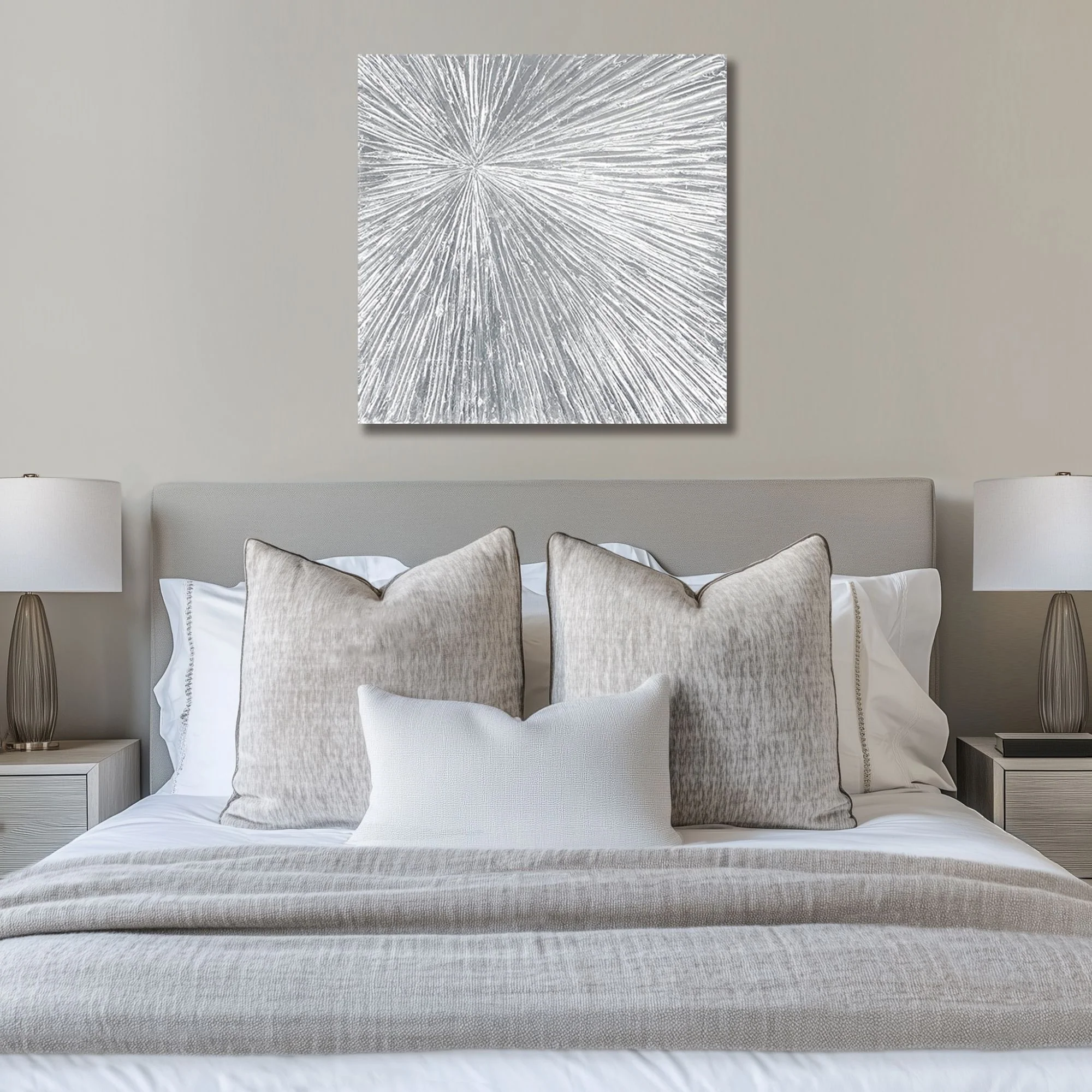 Sunburst Hand Painted Dimensional Resin Wall Art - Image 26