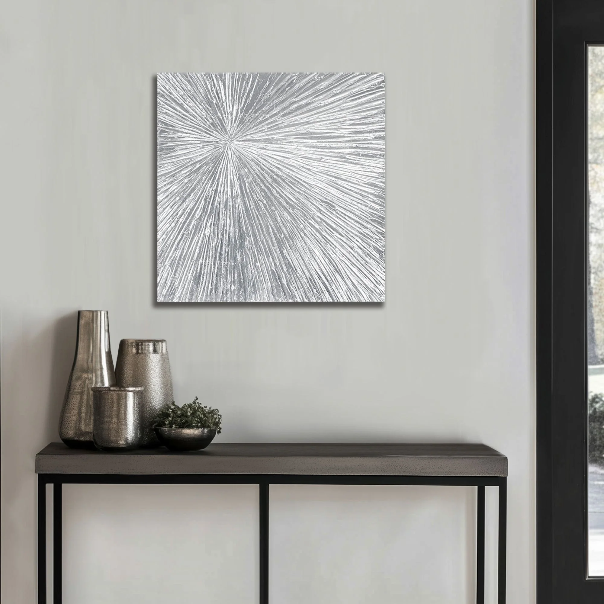 Sunburst Hand Painted Dimensional Resin Wall Art - Image 28
