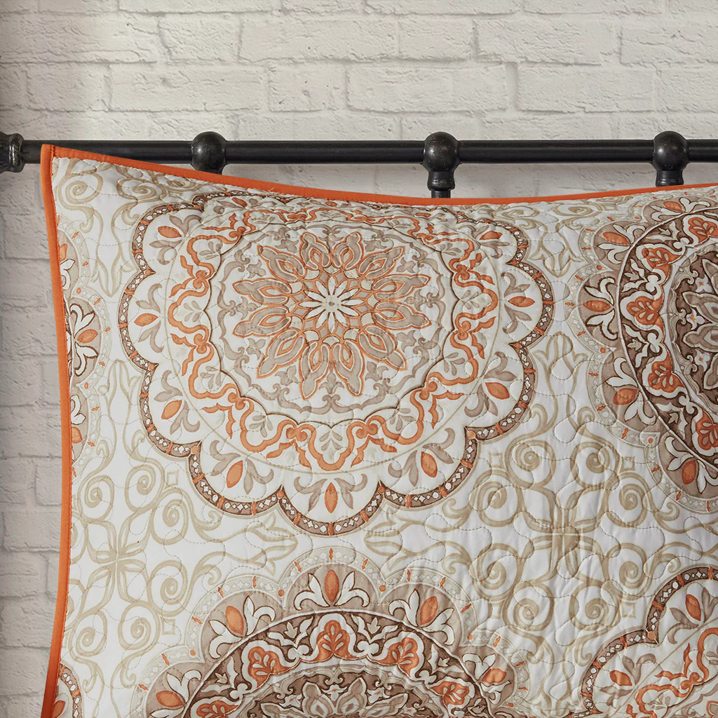 Tangiers 6-Piece Reversible Quilt Set with Throw Pillows - Image 16