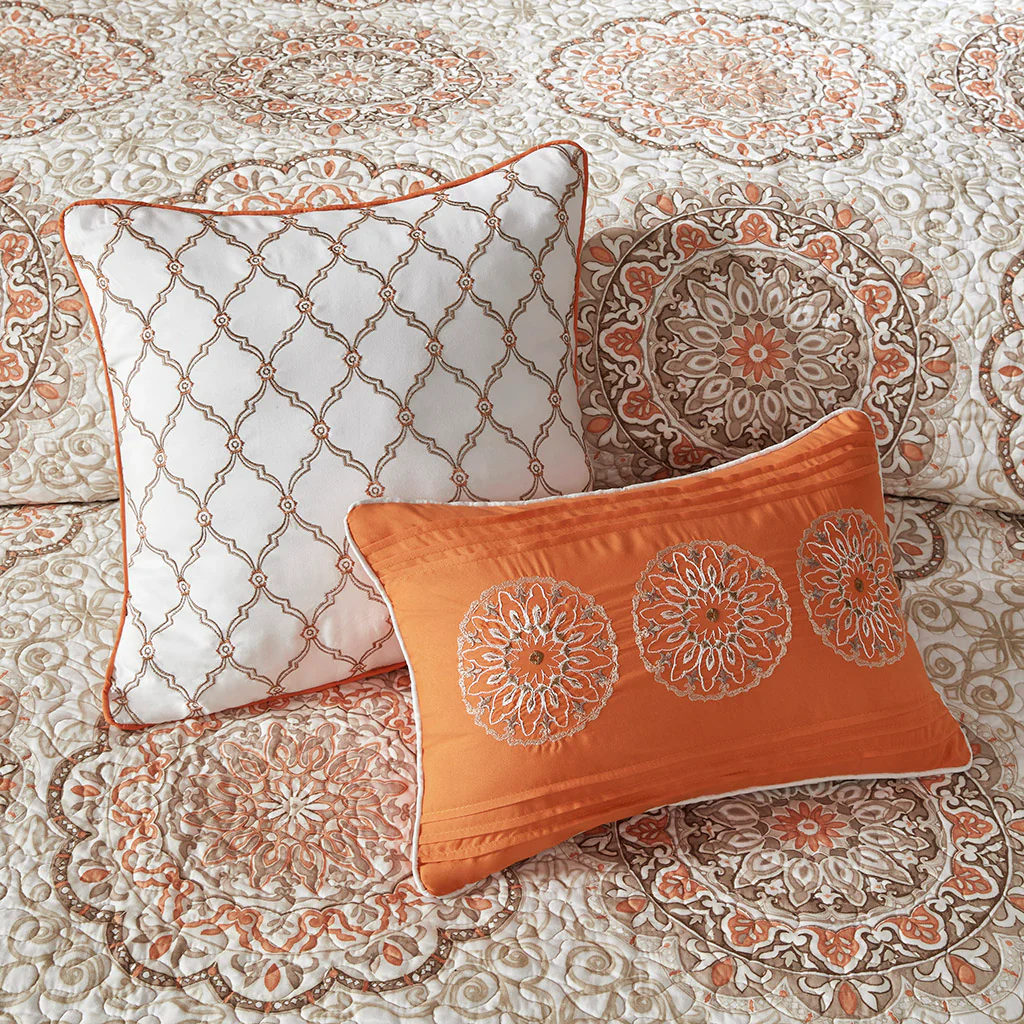 Tangiers 6-Piece Reversible Quilt Set with Throw Pillows - Image 22