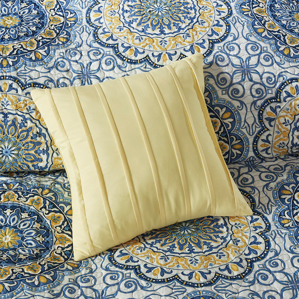 Tangiers 6-Piece Reversible Quilt Set with Throw Pillows - Image 23