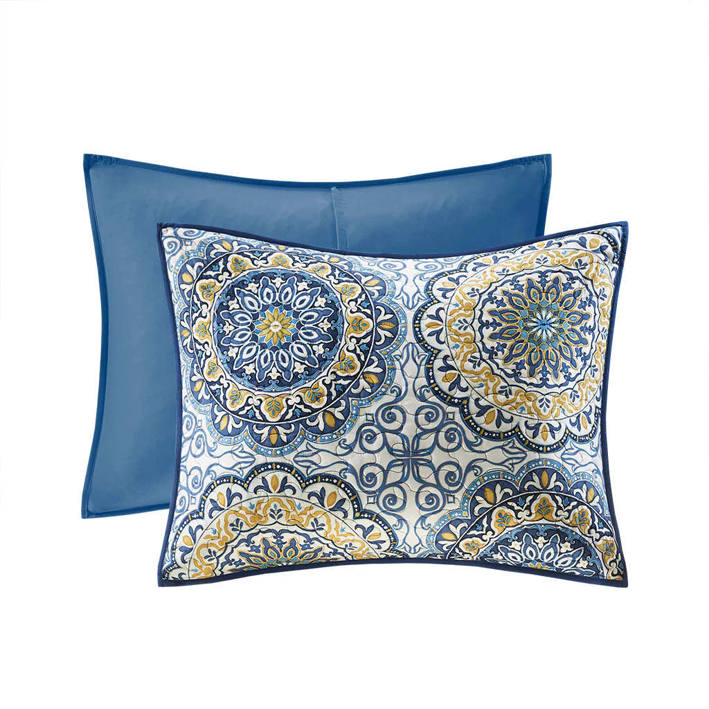 Tangiers 6-Piece Reversible Quilt Set with Throw Pillows - Image 25