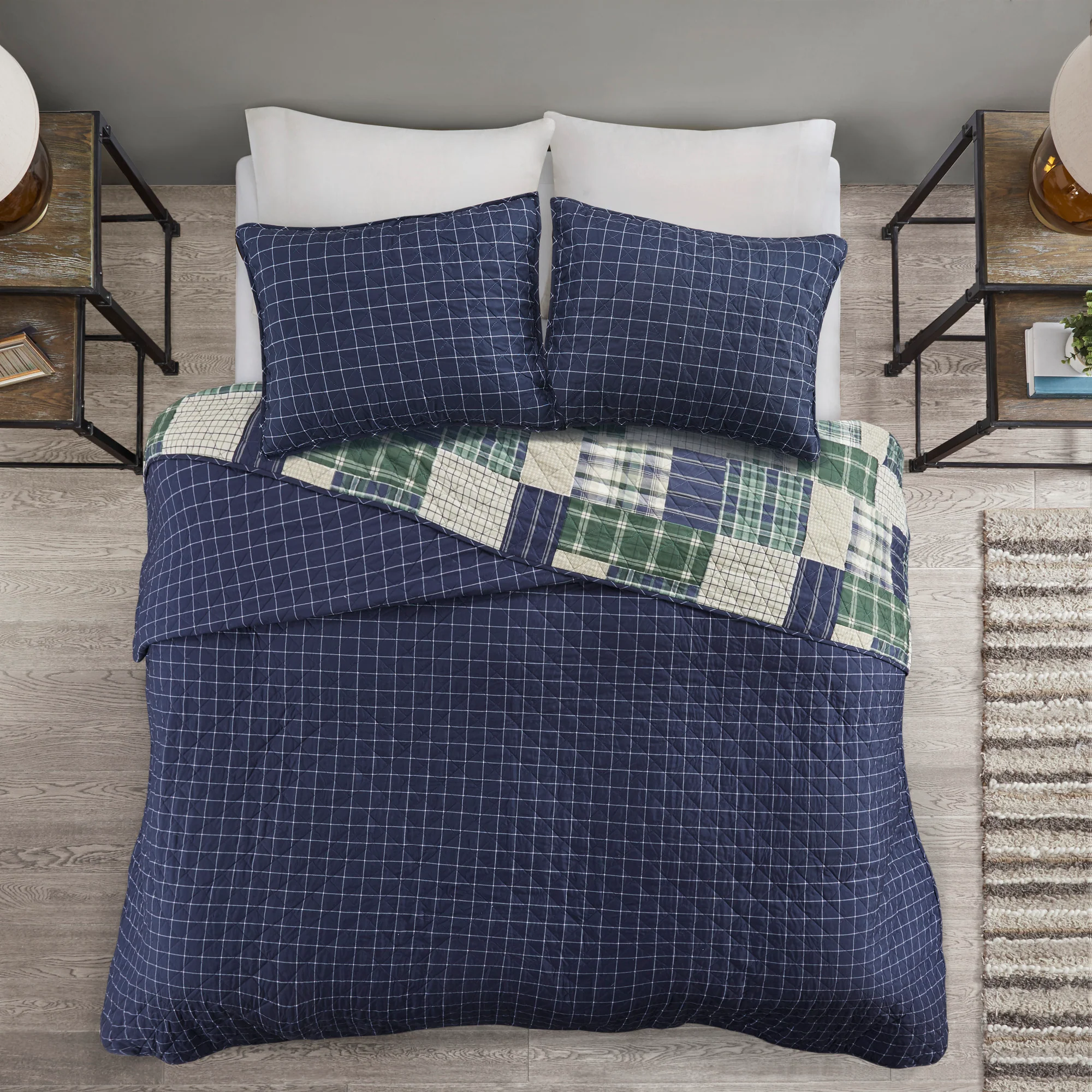 Timber 3-Piece Reversible Printed Quilt Set - Image 21