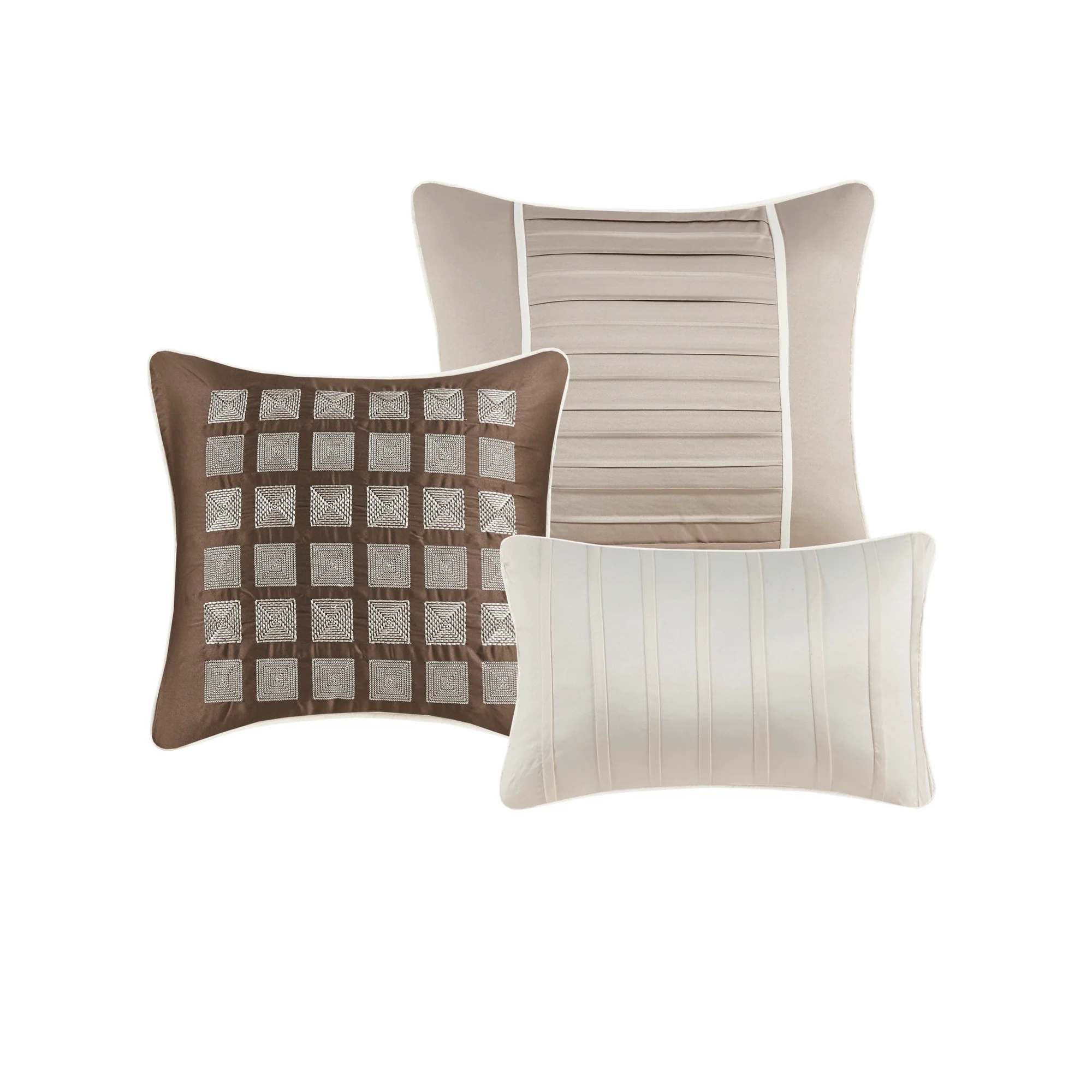 Trinity 7-Piece Polyester Charmeuse Comforter Set - Image 10