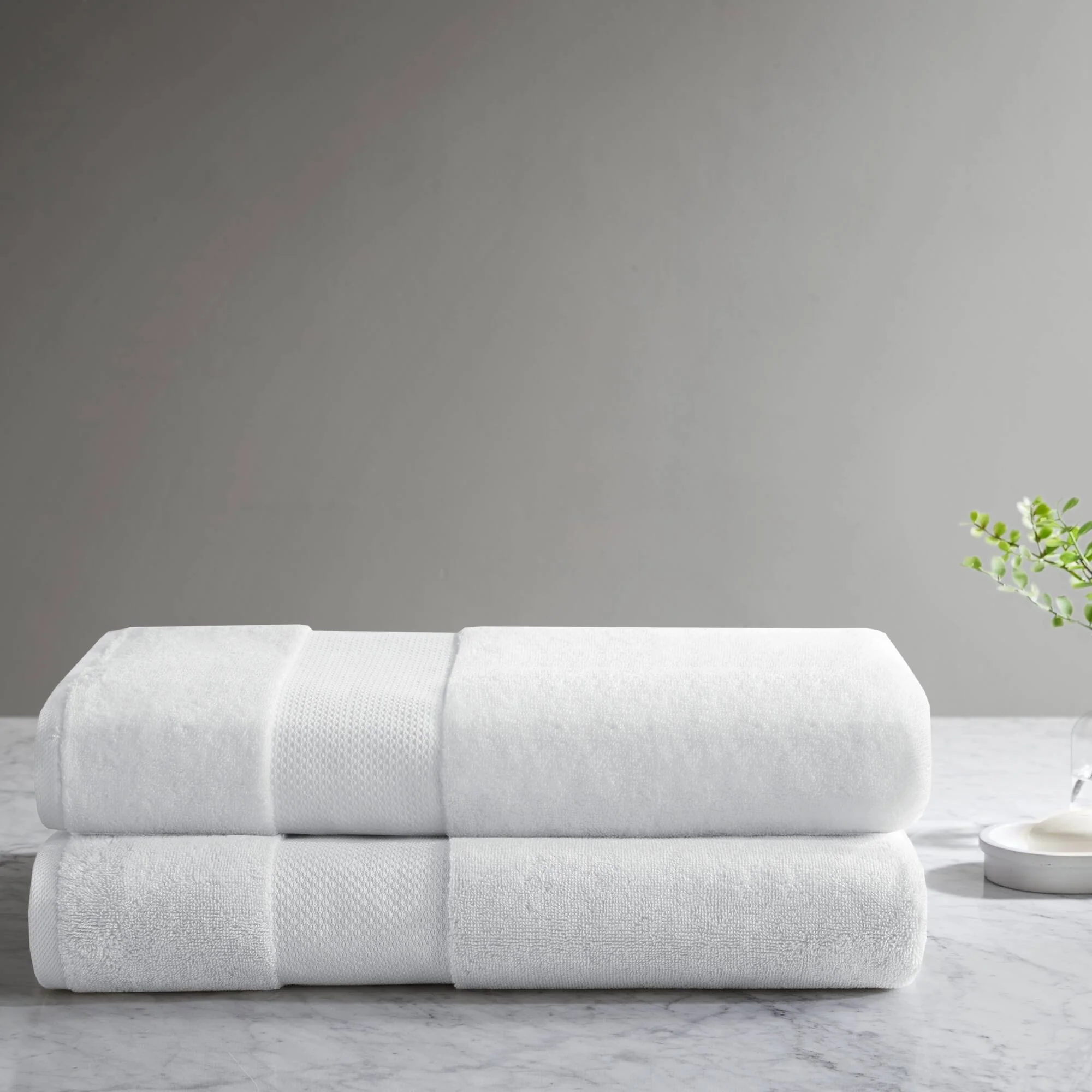Turkish 100% Cotton Bath Sheet 2-Piece Set - Image 3
