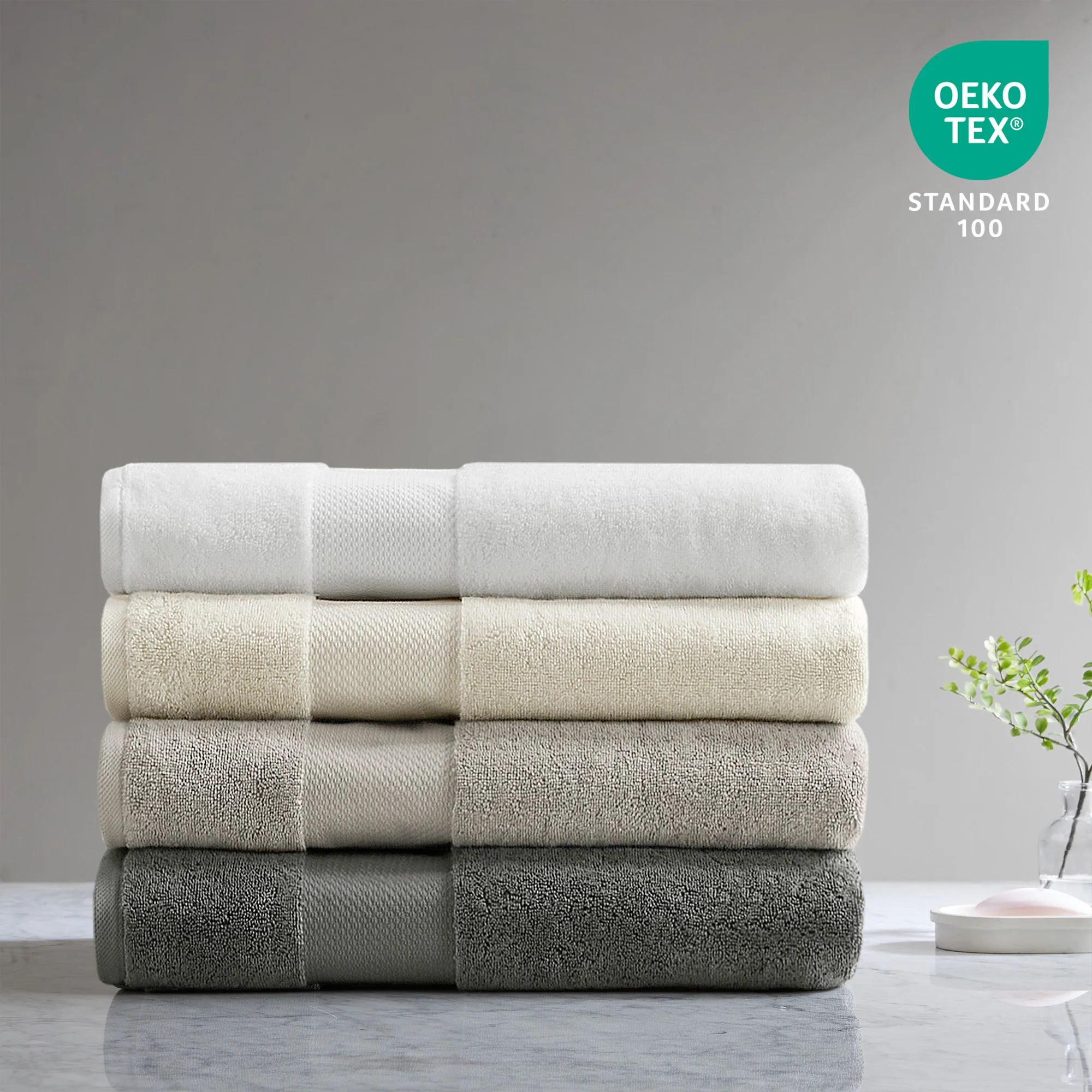Turkish 100% Cotton Bath Sheet 2-Piece Set - Image 48