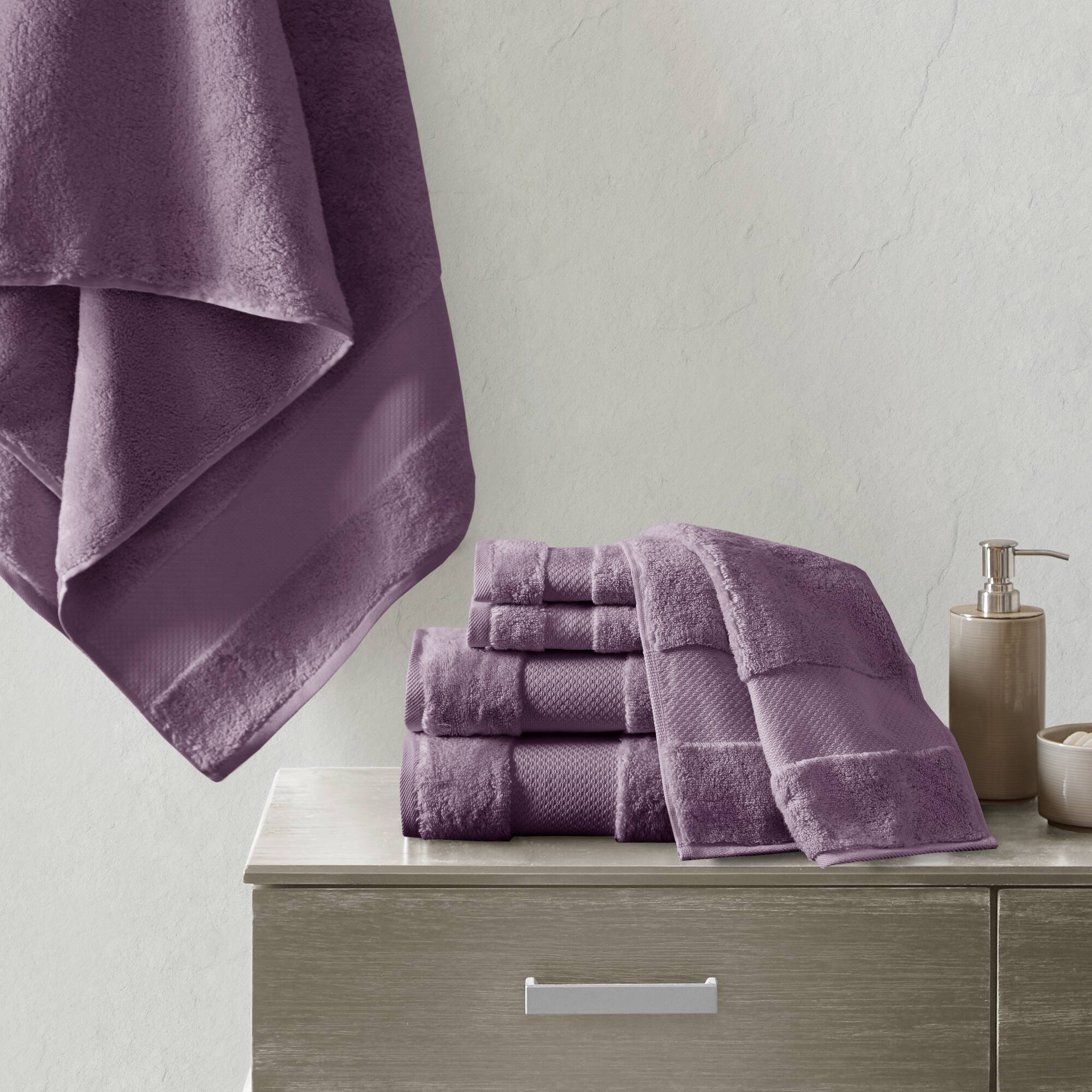 Turkish Cotton 6-Piece Bath Towel Set - Image 10
