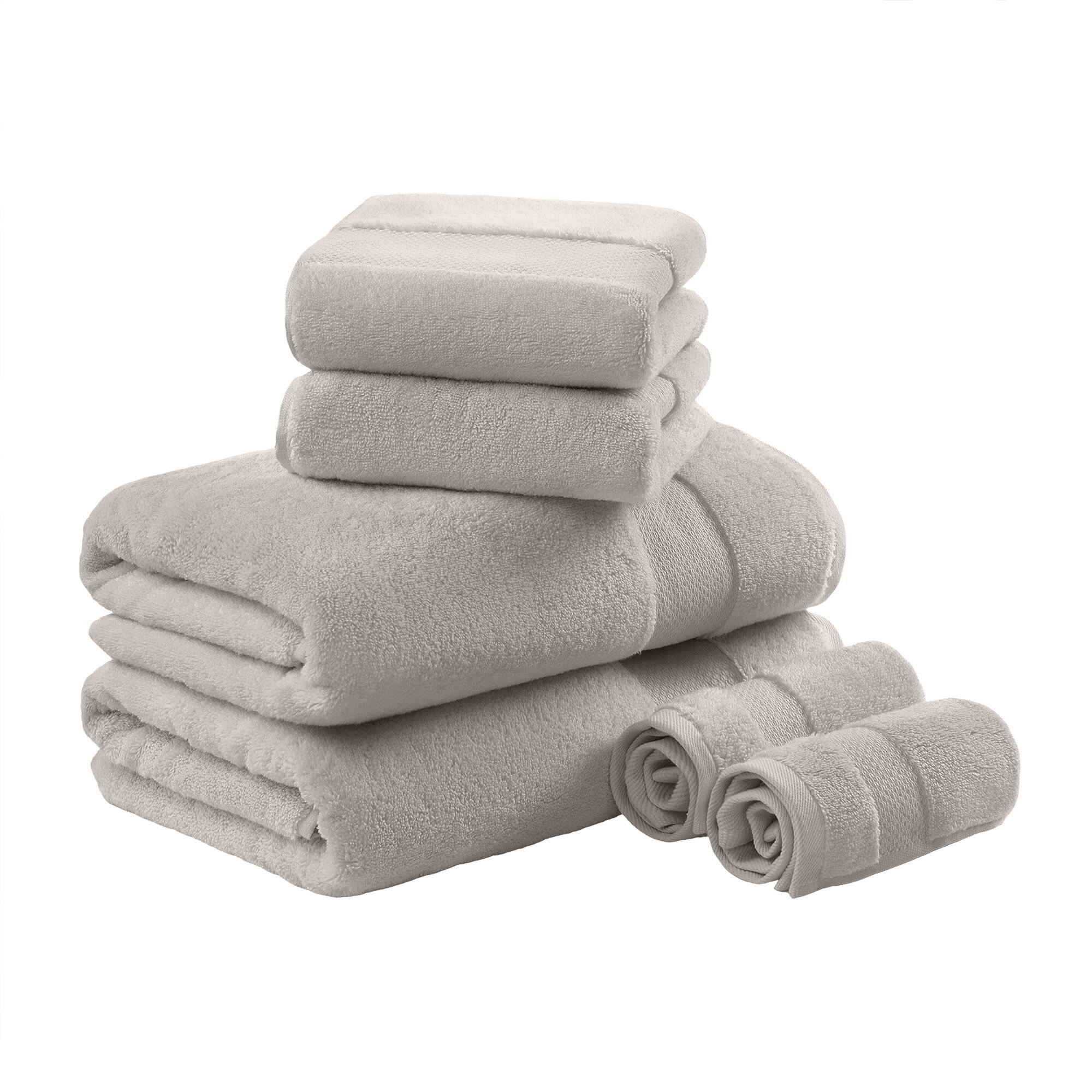 Turkish Cotton 6-Piece Bath Towel Set - Image 45