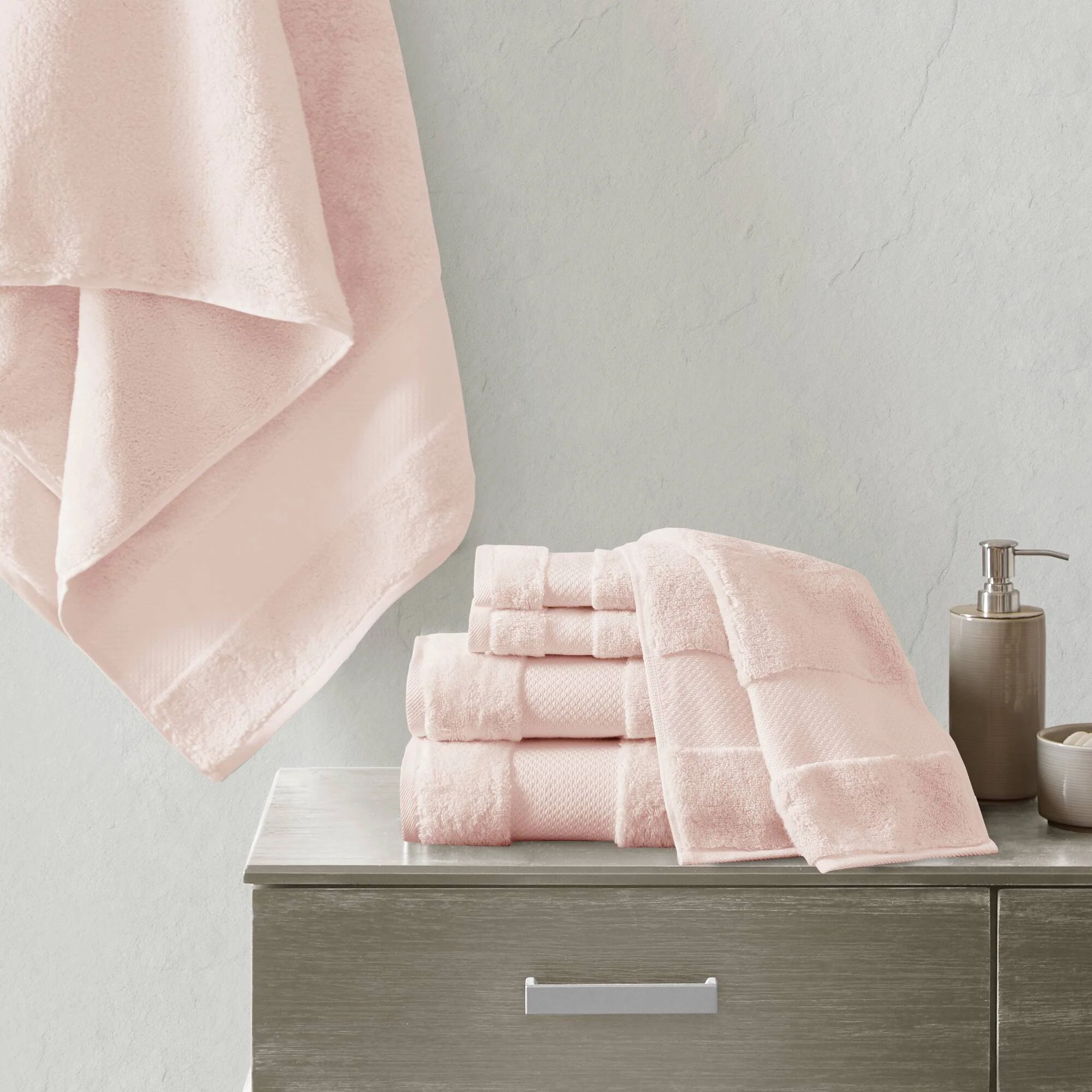 Turkish Cotton 6-Piece Bath Towel Set - Image 7