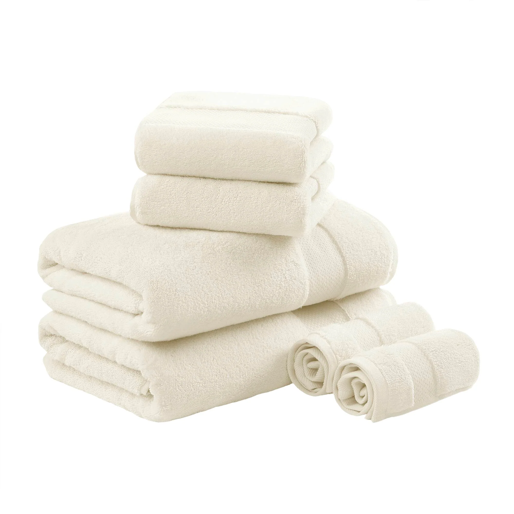 Turkish Cotton 6-Piece Bath Towel Set - Image 72