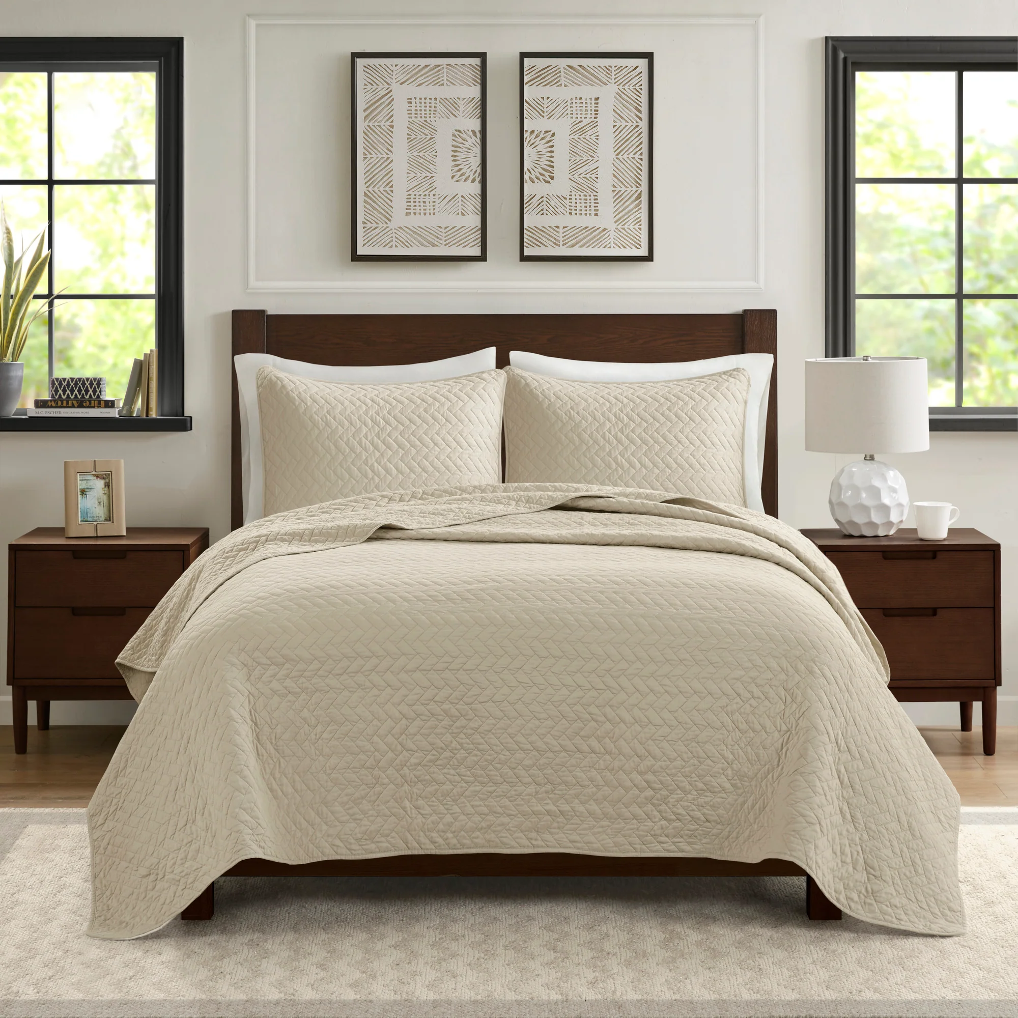 Velvet Touch 3-Piece Luxurious Oversized Quilt Set - Image 13