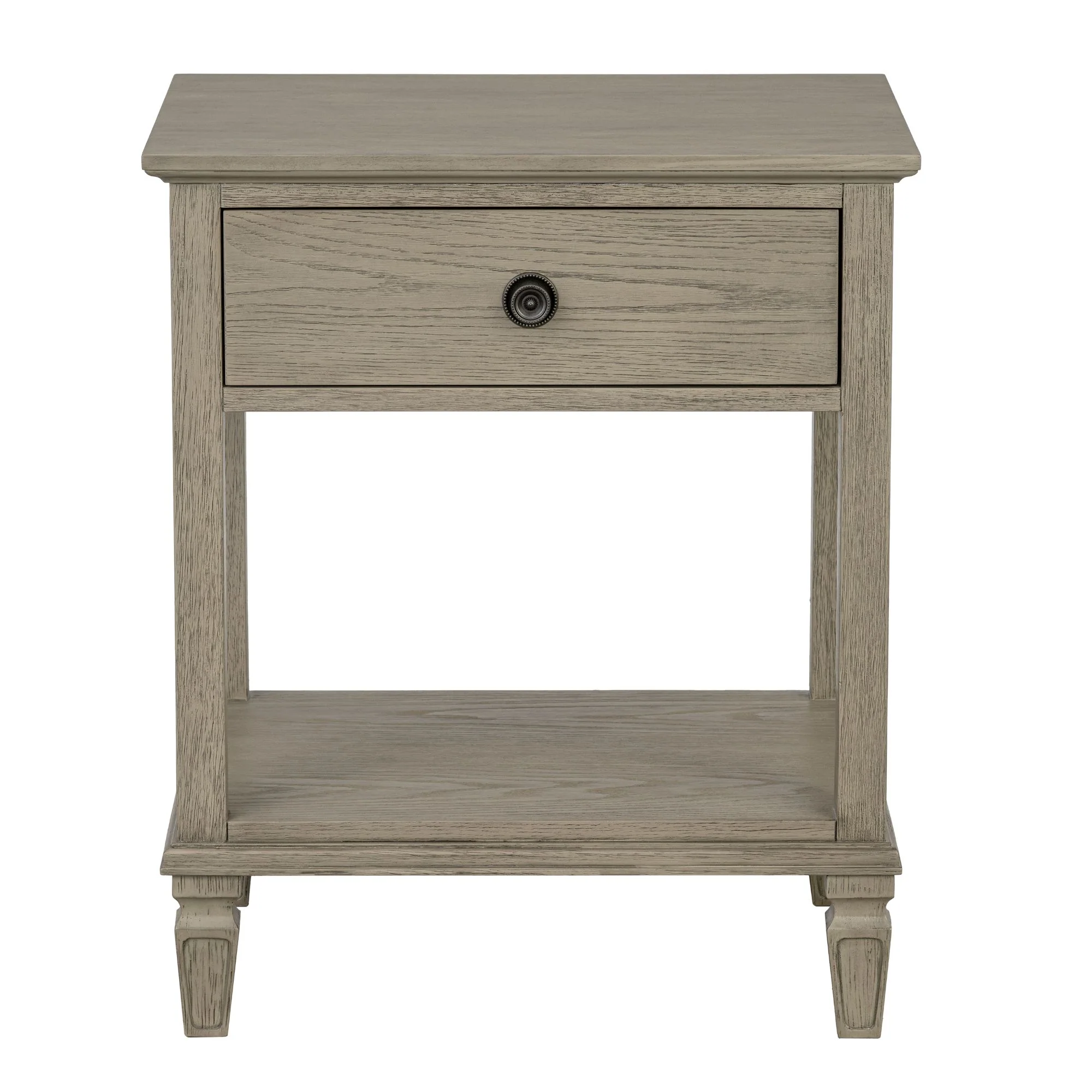 Victoria one-drawer wood bedside table with shelf - Image 23