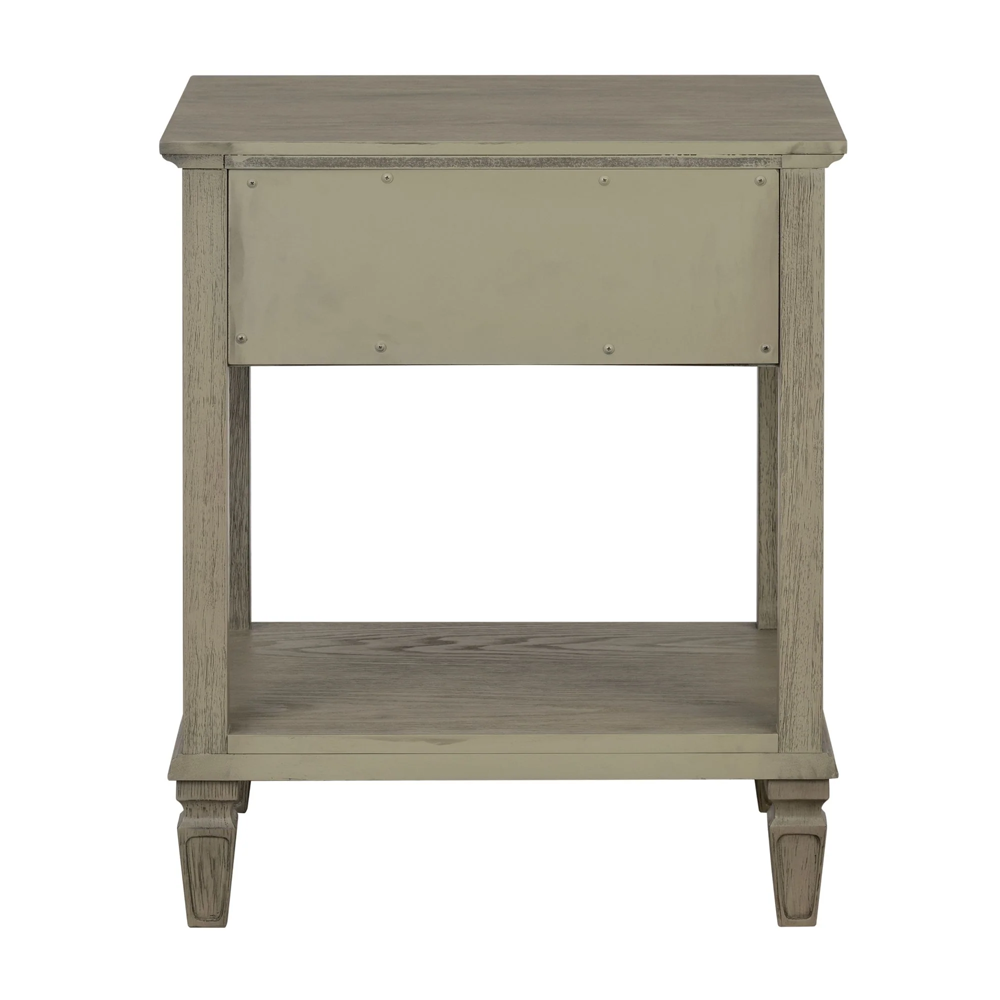 Victoria one-drawer wood bedside table with shelf - Image 28