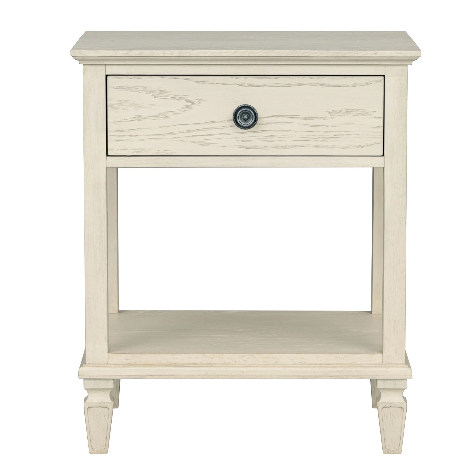 Victoria one-drawer wood bedside table with shelf - Image 38