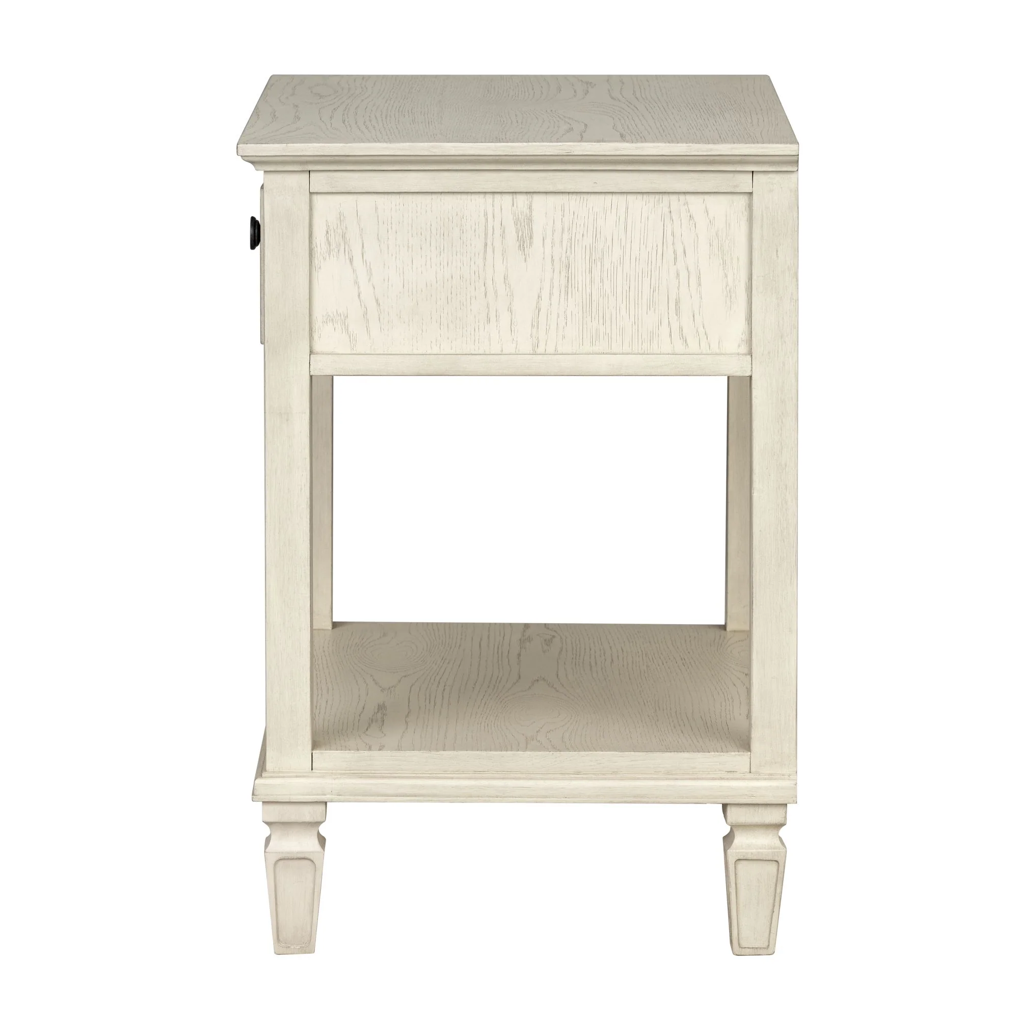 Victoria one-drawer wood bedside table with shelf - Image 42