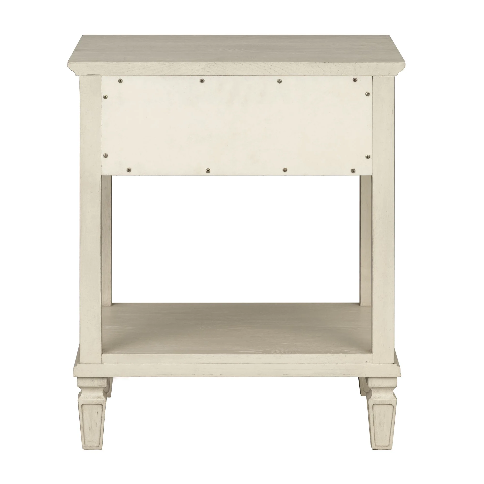 Victoria one-drawer wood bedside table with shelf - Image 43