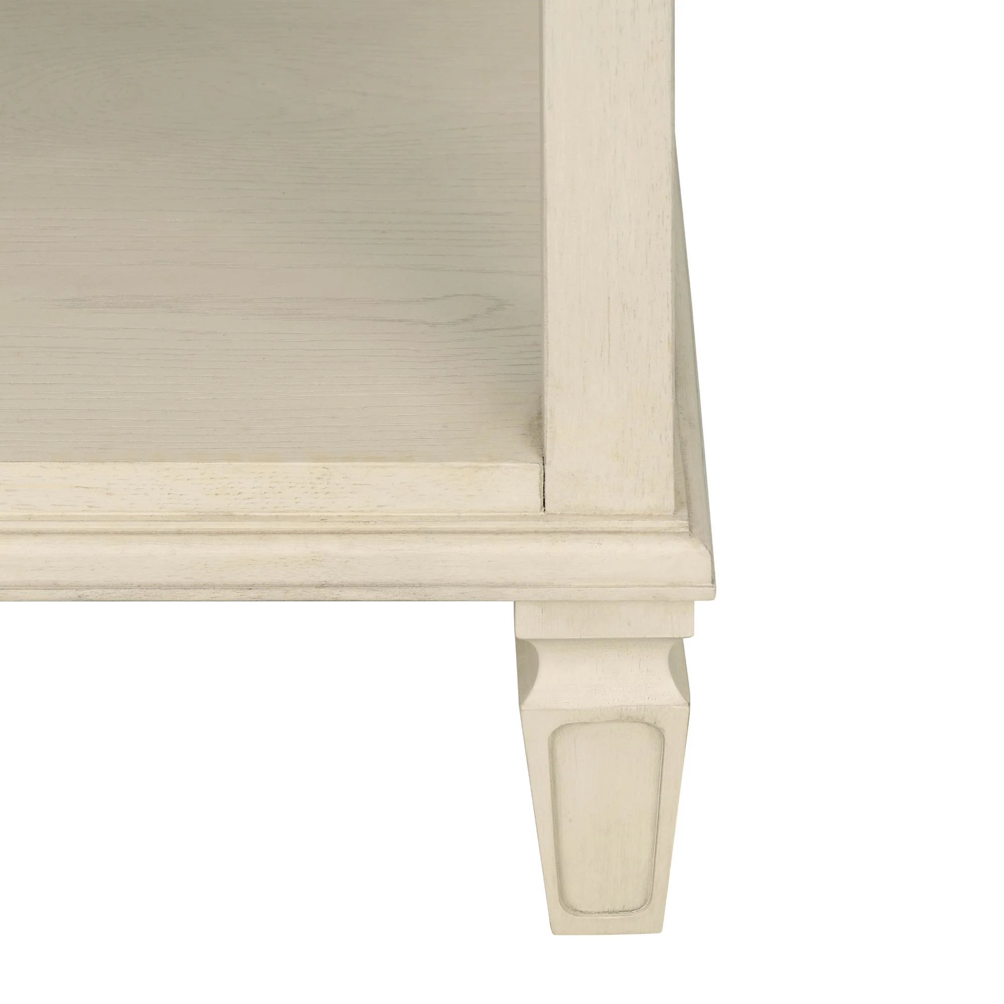 Victoria one-drawer wood bedside table with shelf - Image 47