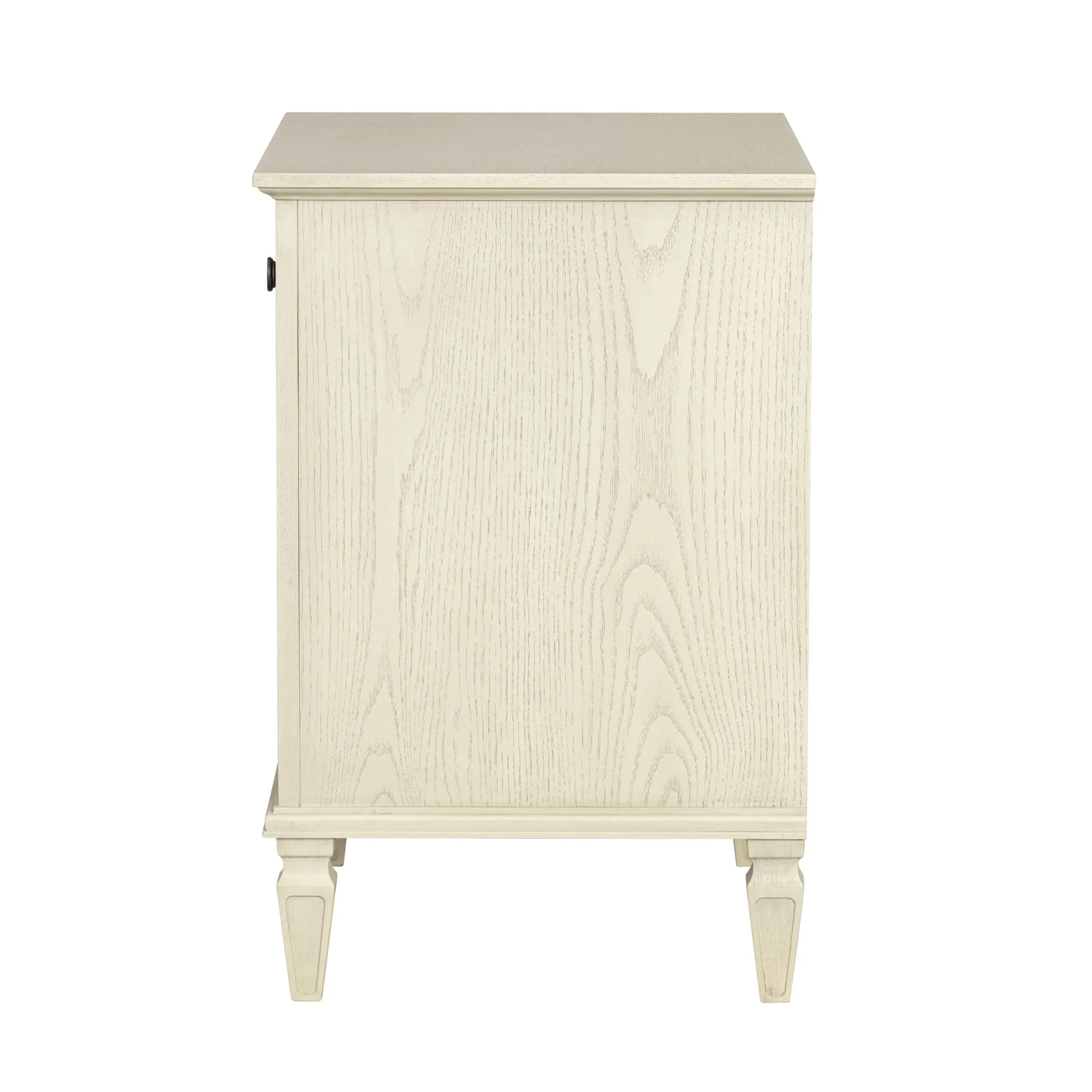 Victoria one-drawer wood nightstand with shelf - Image 23