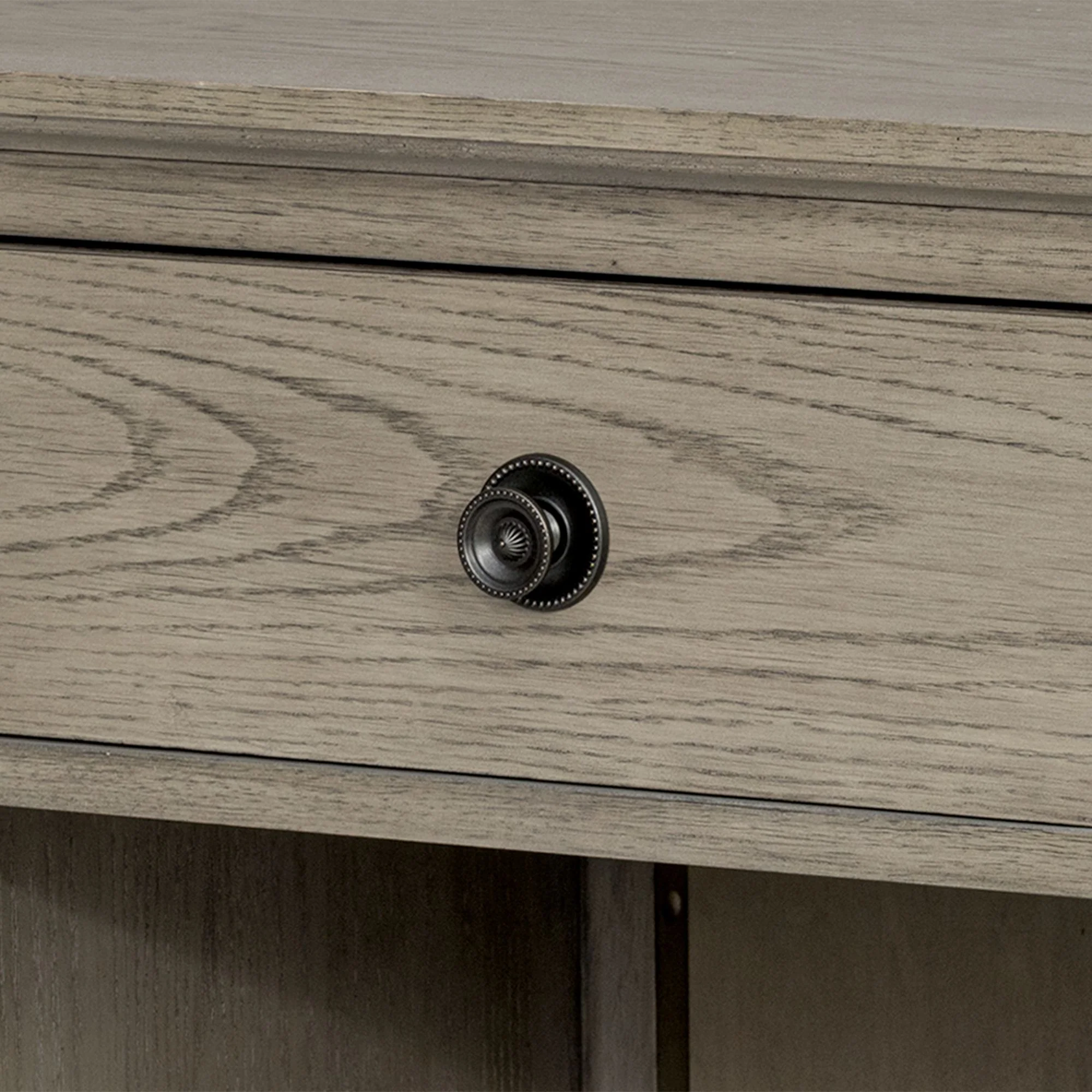 Victoria one-drawer wood nightstand with shelf - Image 39