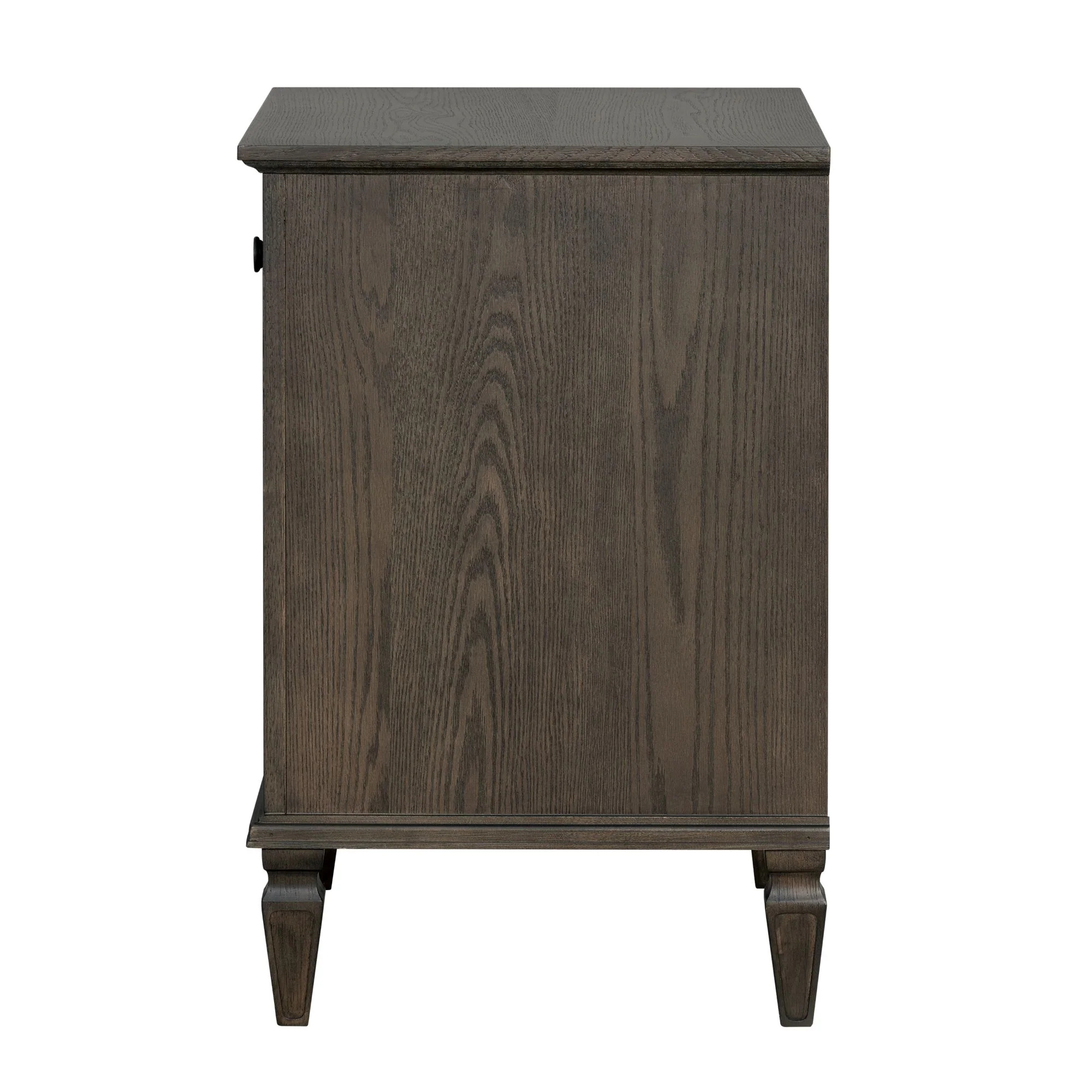 Victoria one-drawer wood nightstand with shelf - Image 52
