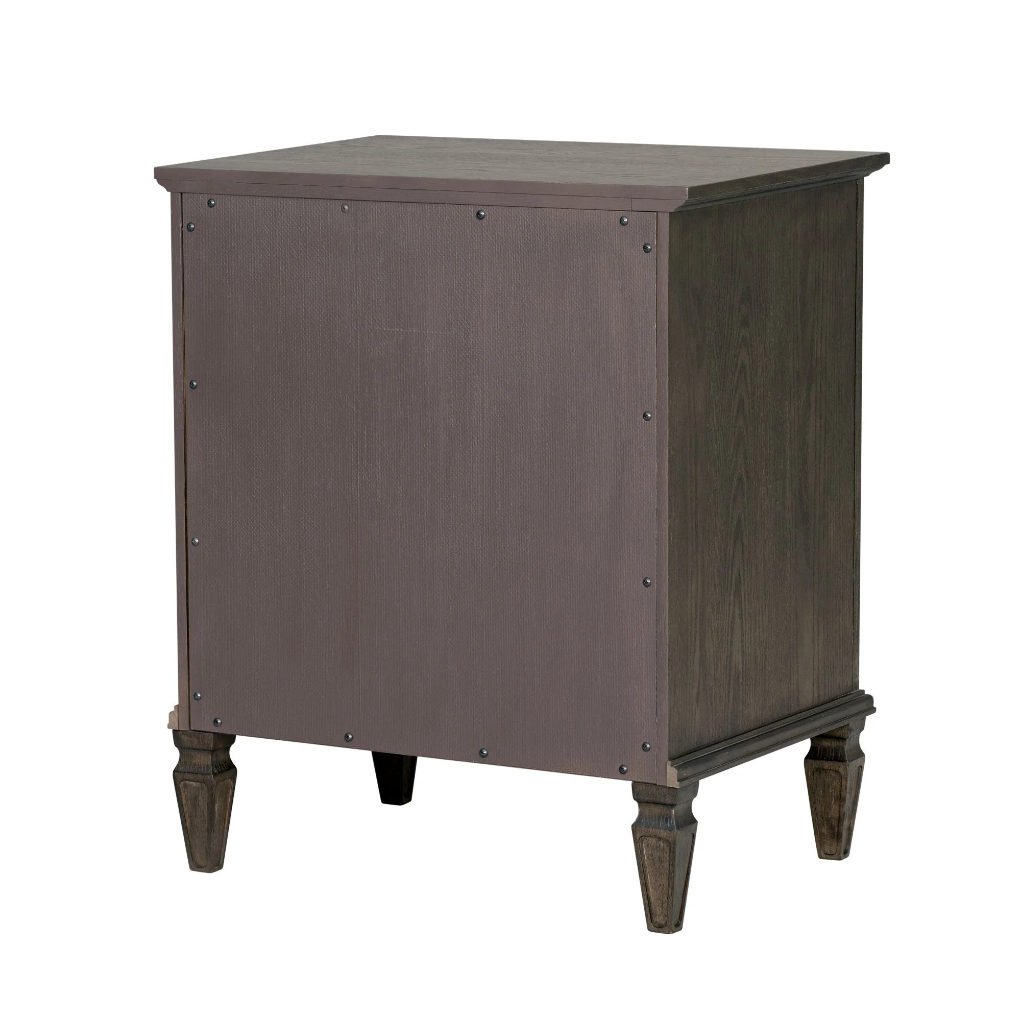 Victoria one-drawer wood nightstand with shelf - Image 53