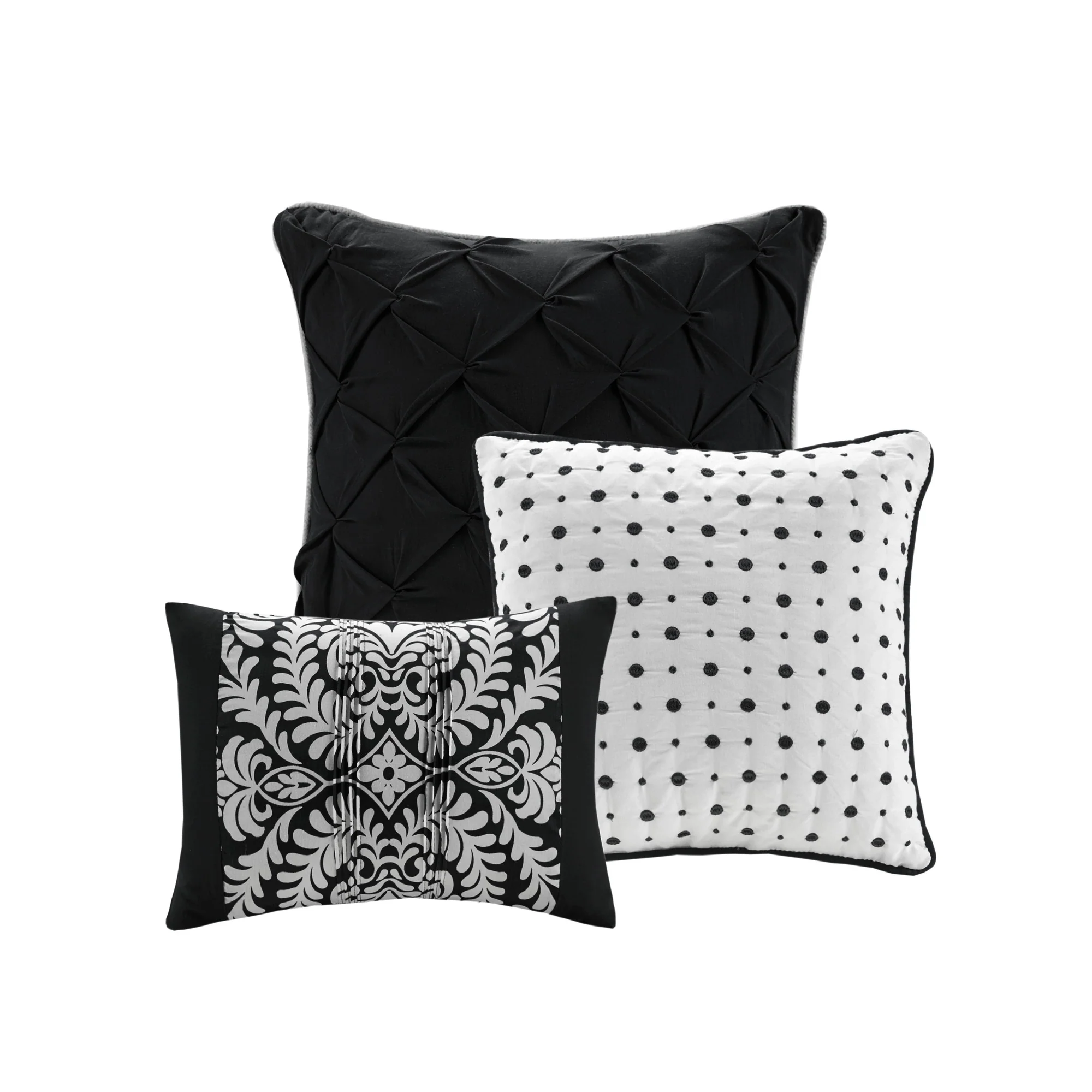 Vienna 6-Piece Printed Cotton Quilt Set with Throw Pillows - Image 10