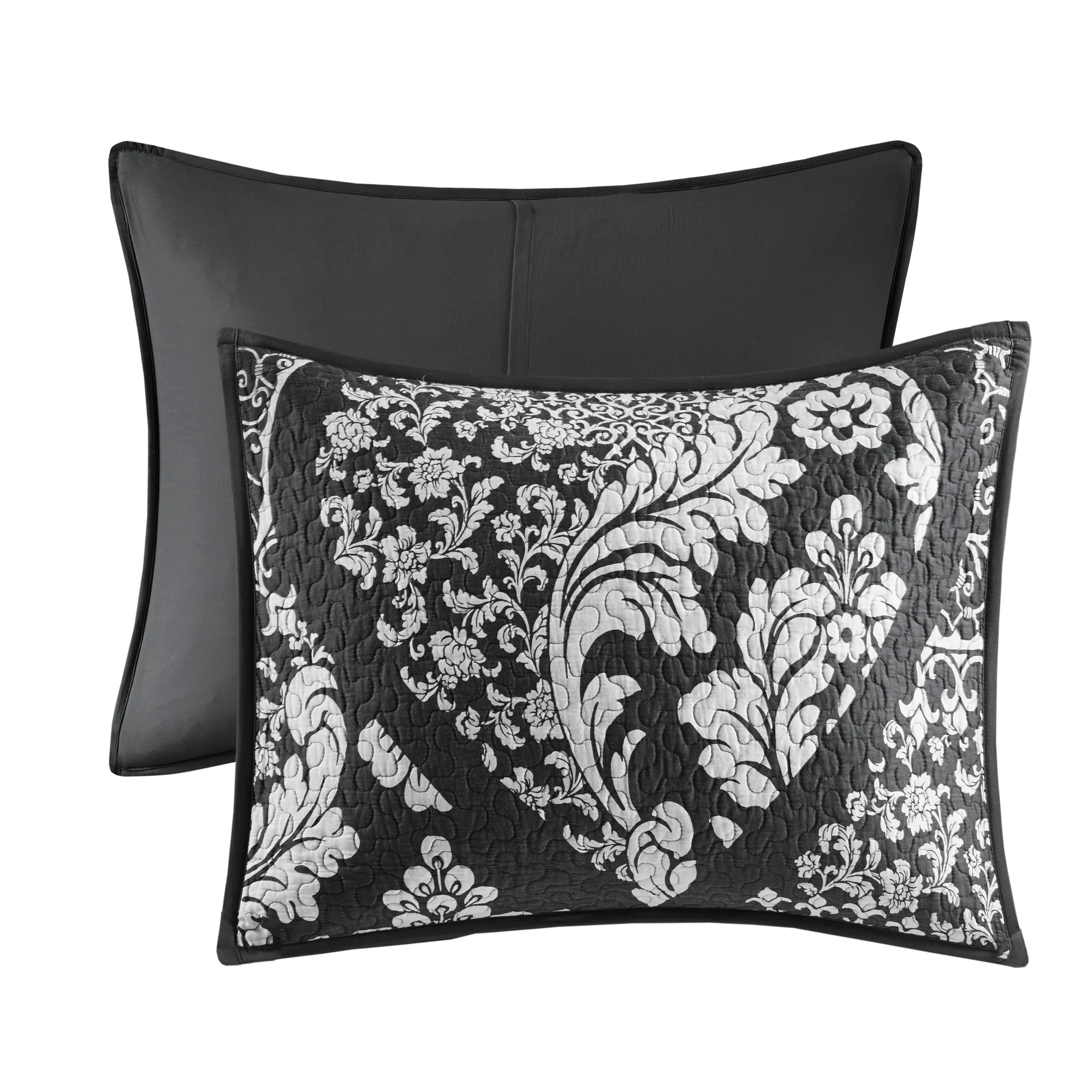 Vienna 6-Piece Printed Cotton Quilt Set with Throw Pillows - Image 12