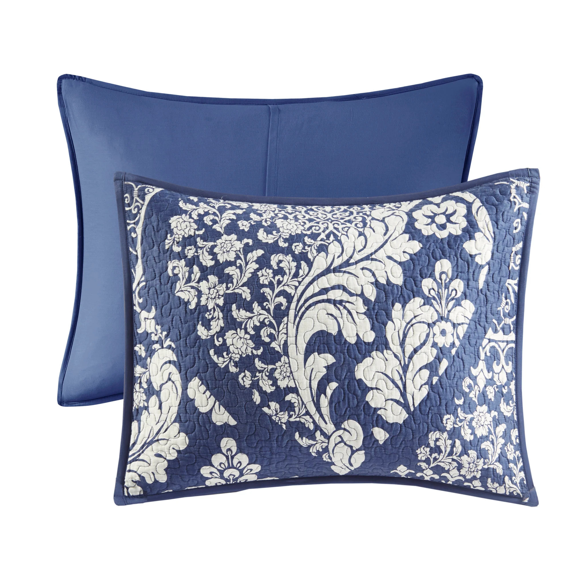 Vienna 6-Piece Printed Cotton Quilt Set with Throw Pillows - Image 9